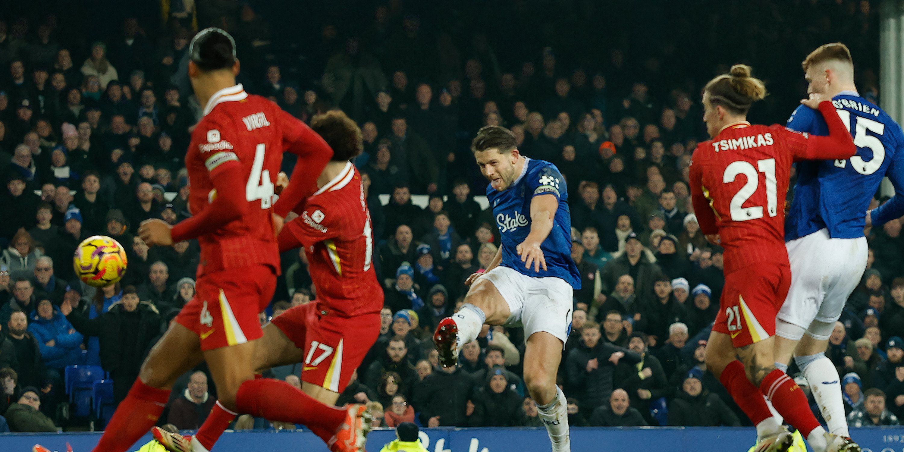 Tarkowski equaliser vs Liverpool