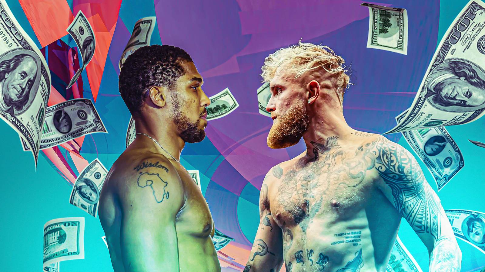 Anthony Joshua V S Jake Paul Purse