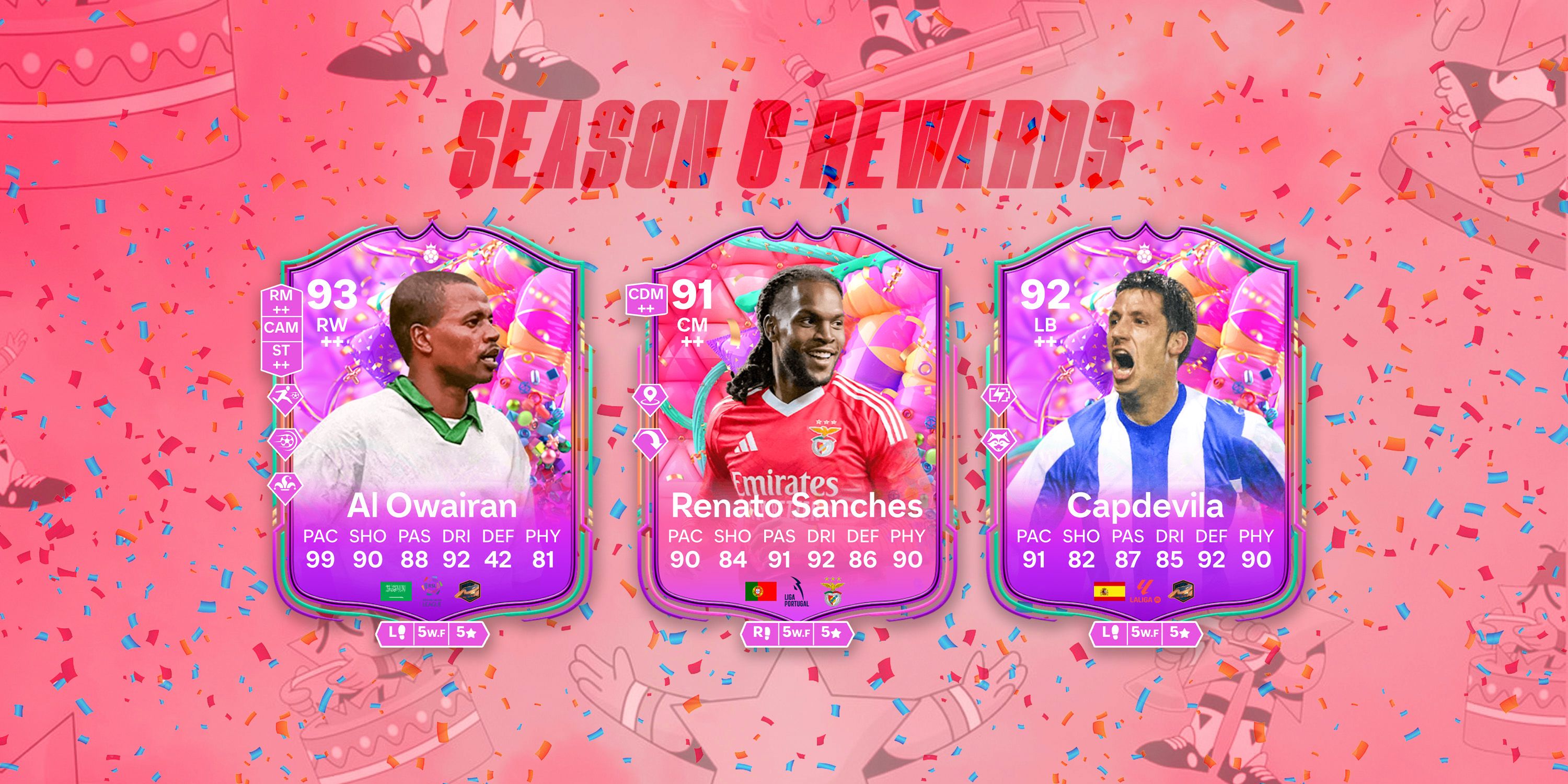 Season 6 rewards in EAFC 25