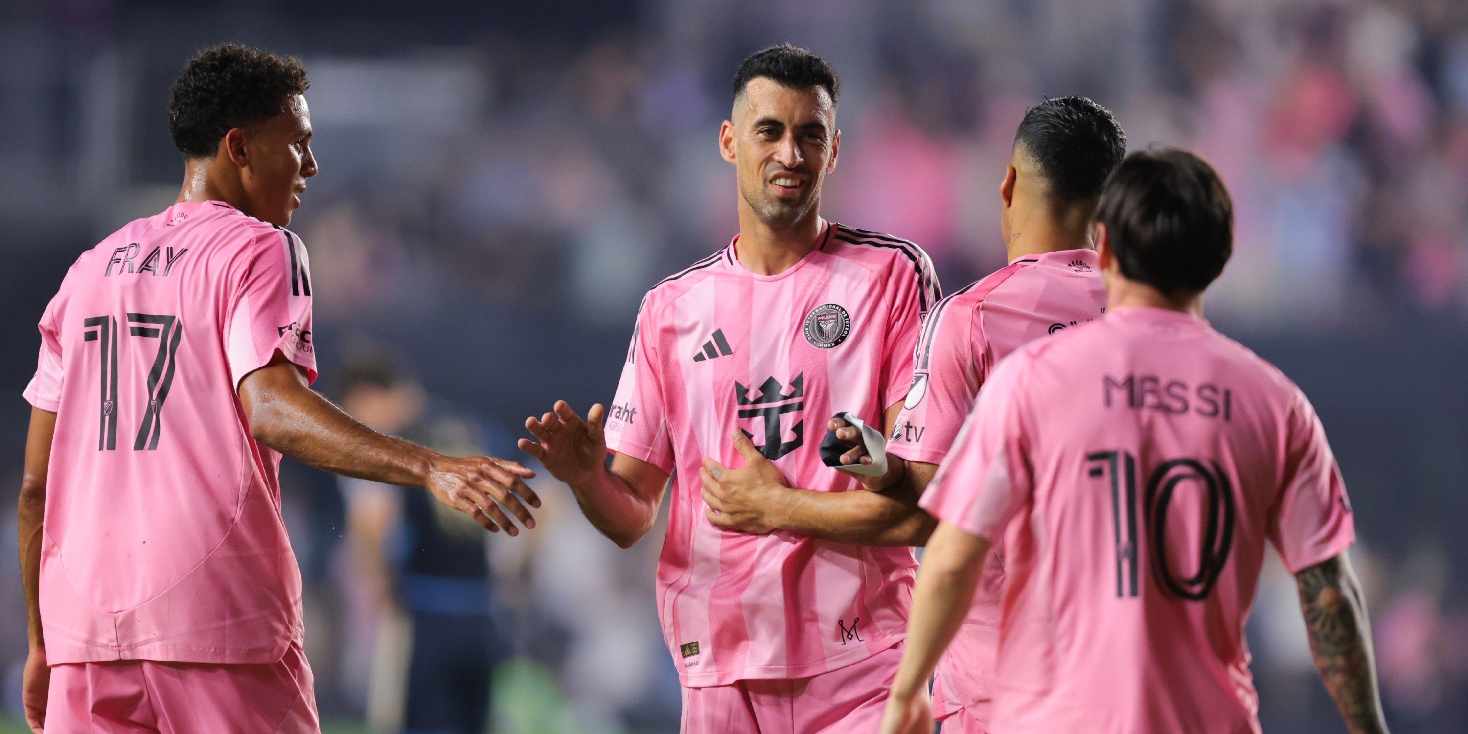 Sergio Busquets Lionel Messi