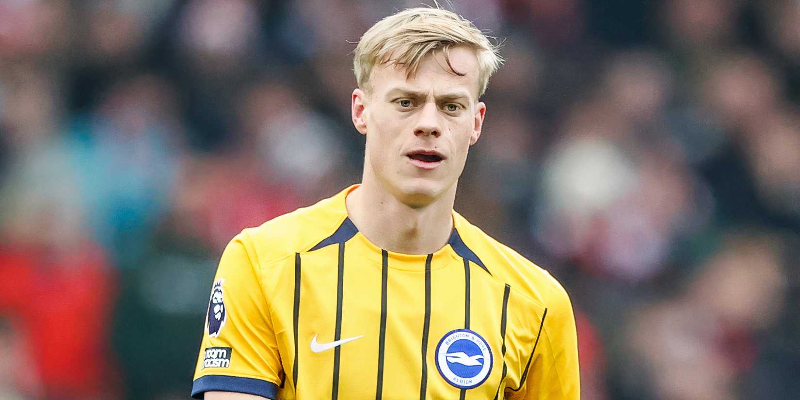 Jan Paul van Hecke in action for Brighton & Hove Albion