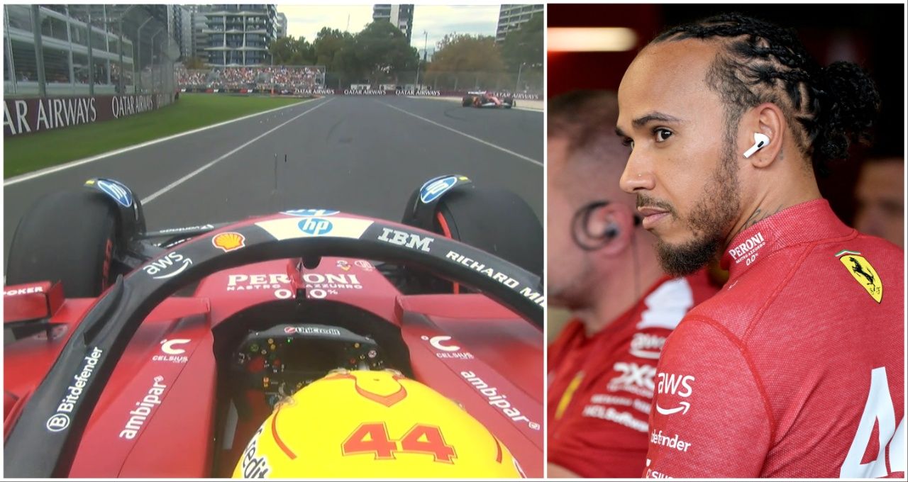 Lewis Hamilton's 9-word unbroadcast radio message to Ferrari team after poor qualifying