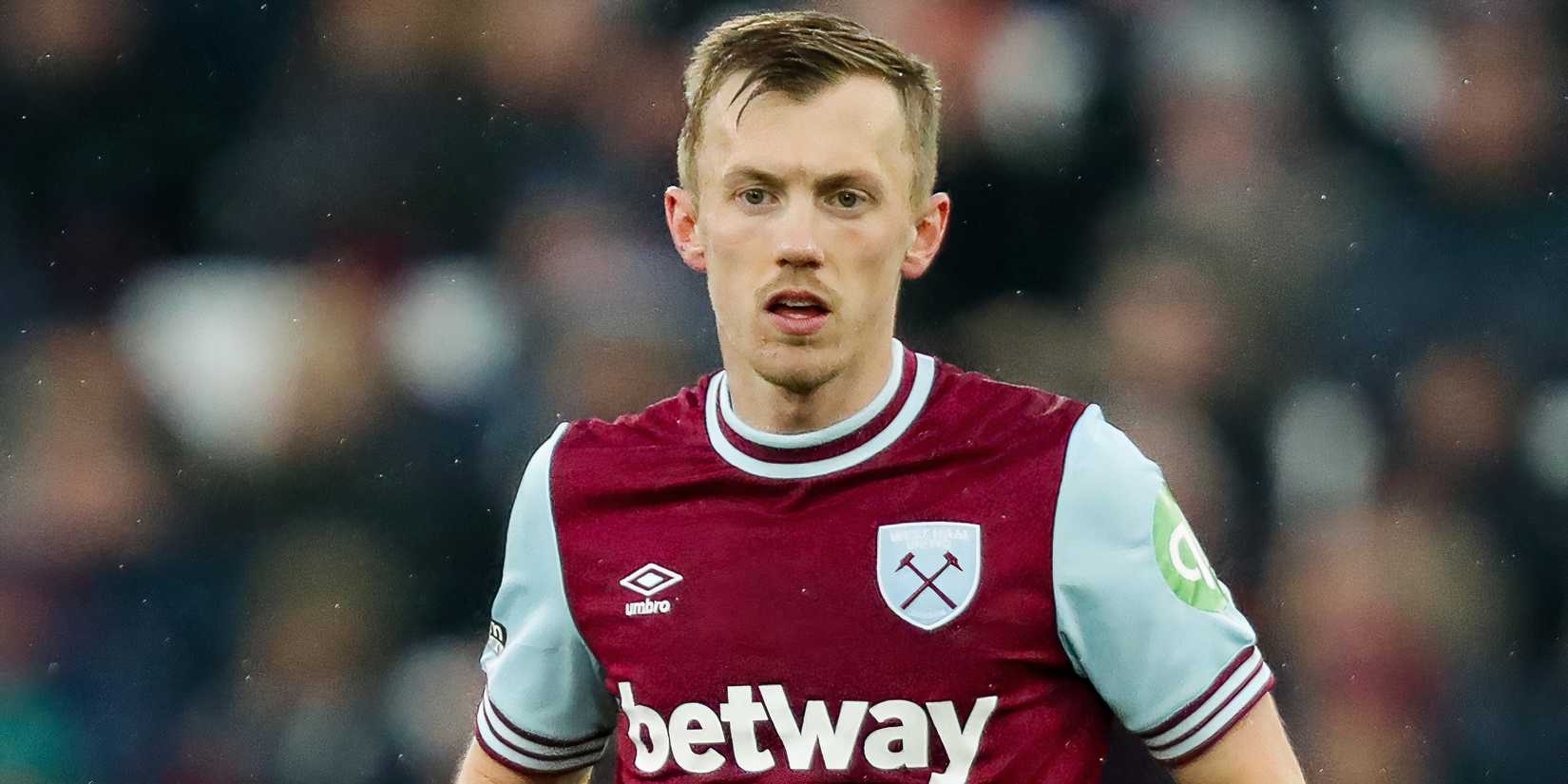 James Ward-Prowse in action for West Ham United