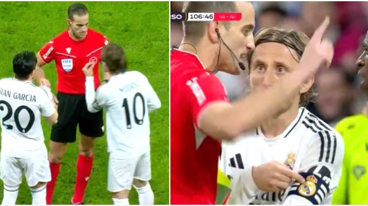 Luka Modric Reminds Referee of Rule During Real Madrid 4-4 Real Sociedad