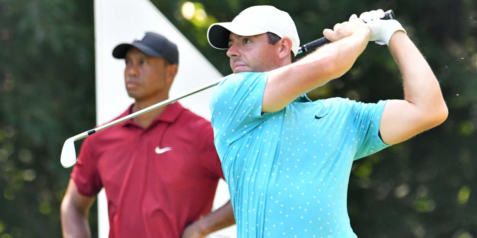 Tiger Woods and Rory McIlroy