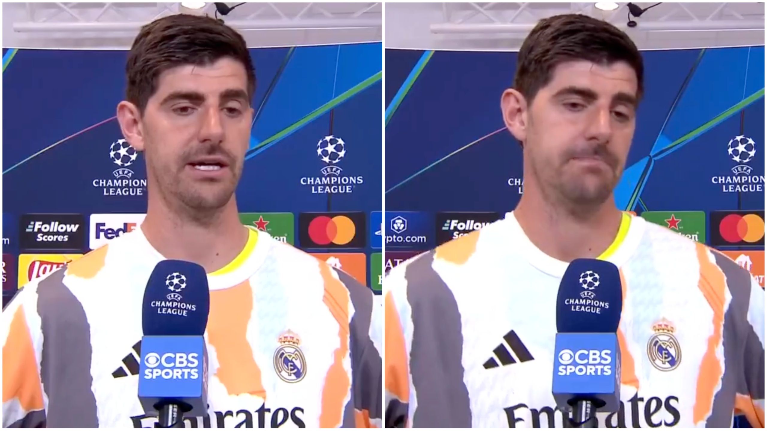 Courtois calls out teammates in eye-opening interview after UCL exit - names player they missed