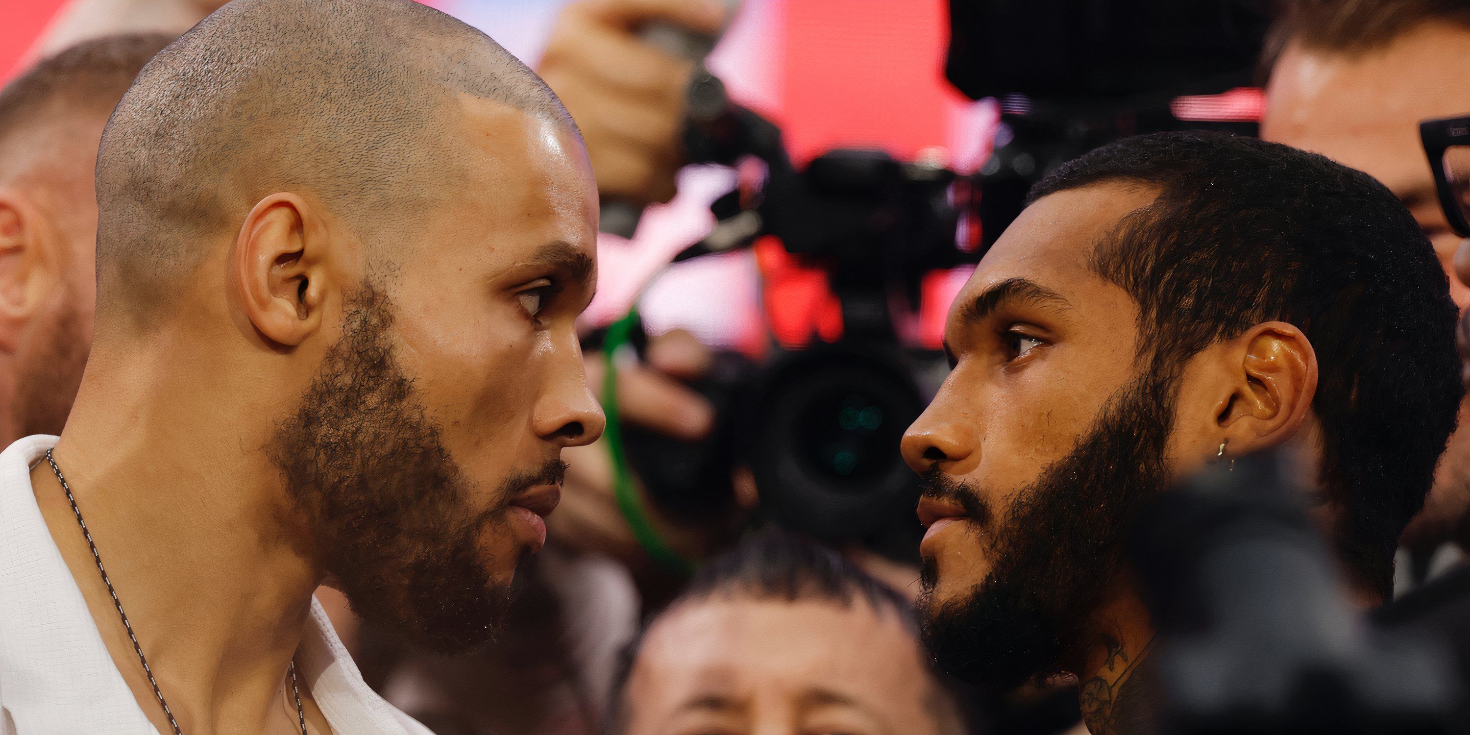 Eubank Jr vs Benn face-off
