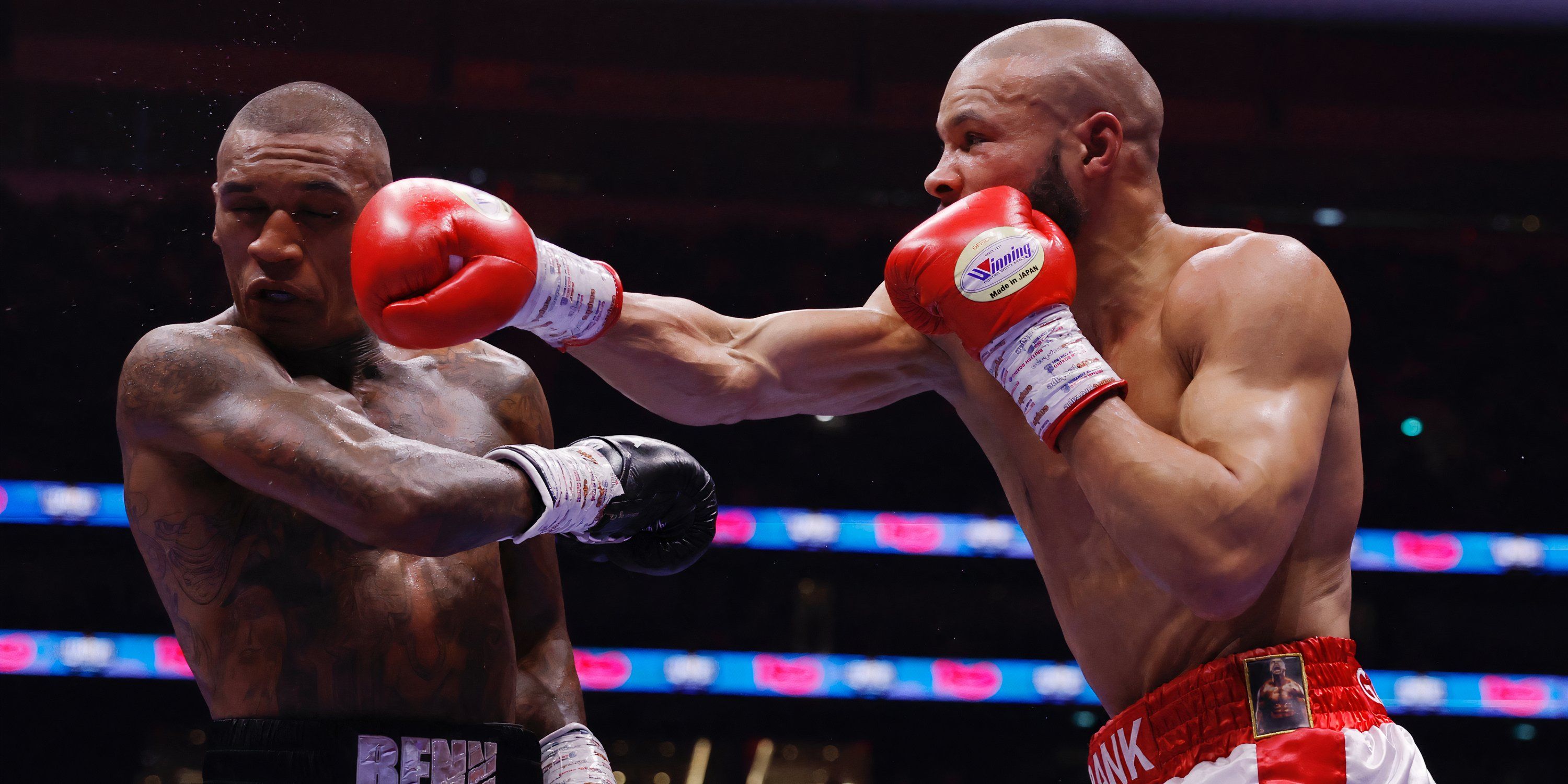 Eubank Jr and Conor Benn fighting