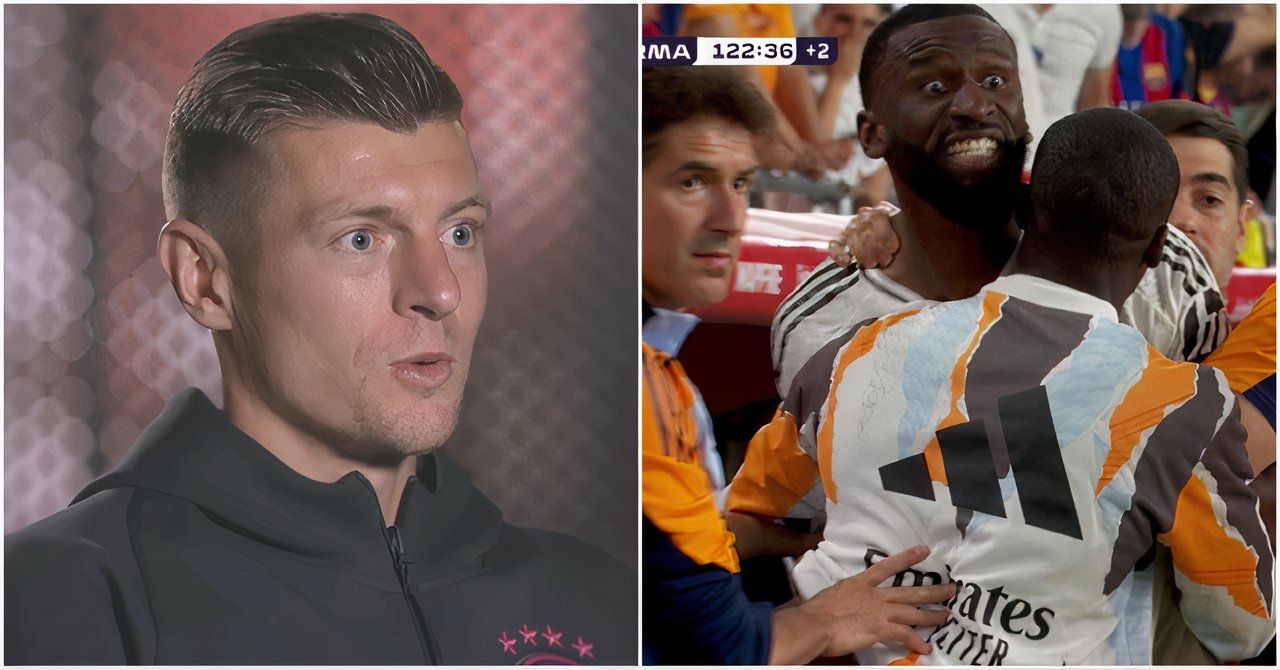 Toni Kroos Gives Strong Take on Antonio Rudiger&#039;s Behaviour vs Barcelona