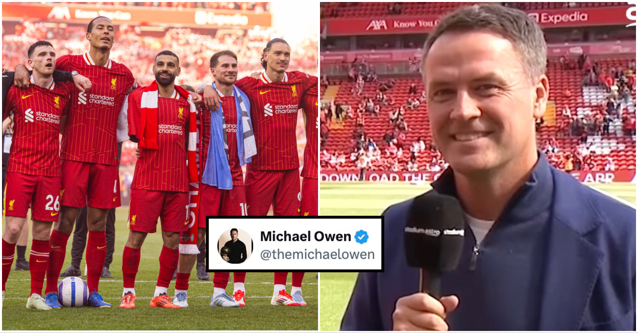 Michael Owen’s Tweet Backfires After Liverpool Win Premier League Title