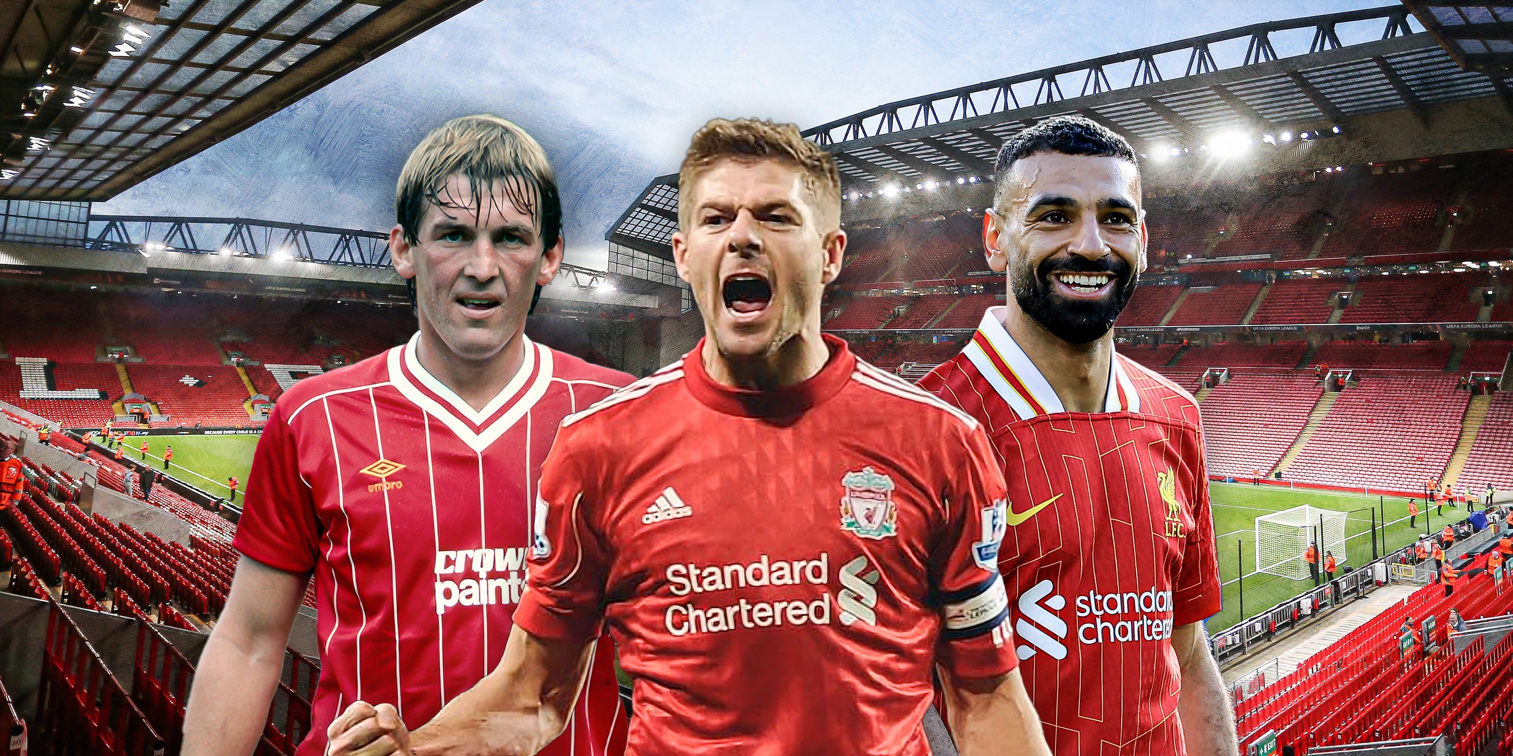Ranking the greatest Liverpool players in history featuring Kenny Dalglish, Steven Gerrard and Mohamed Salah
