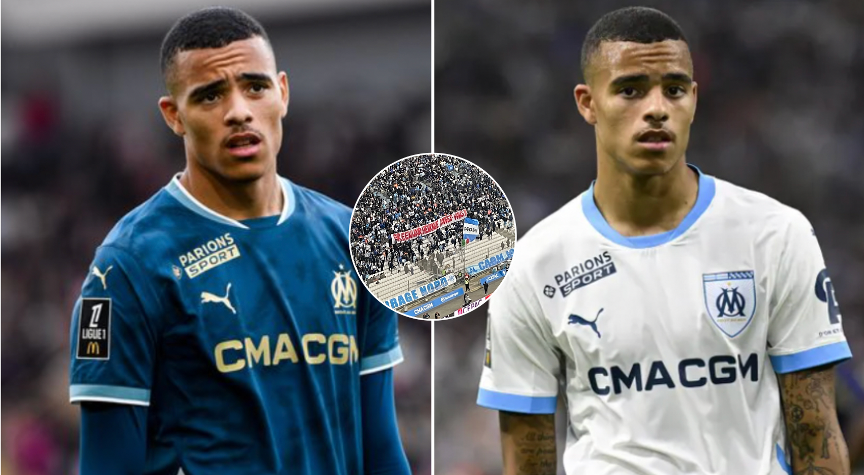 Marseille Fans Make Mason Greenwood Feelings Clear With Banner vs Montpellier