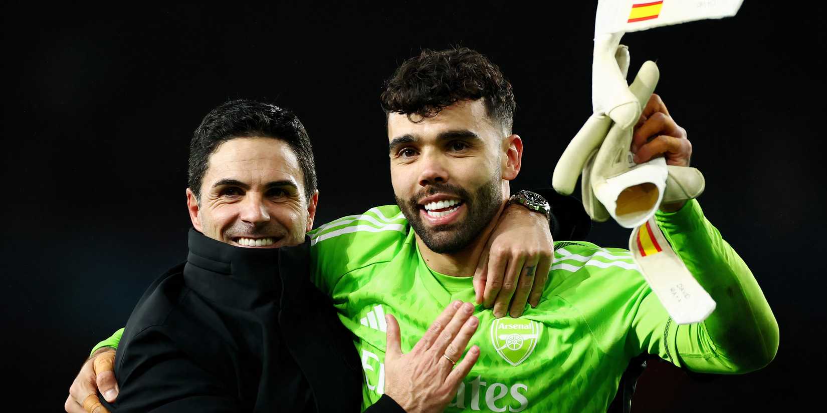 Arteta and Raya