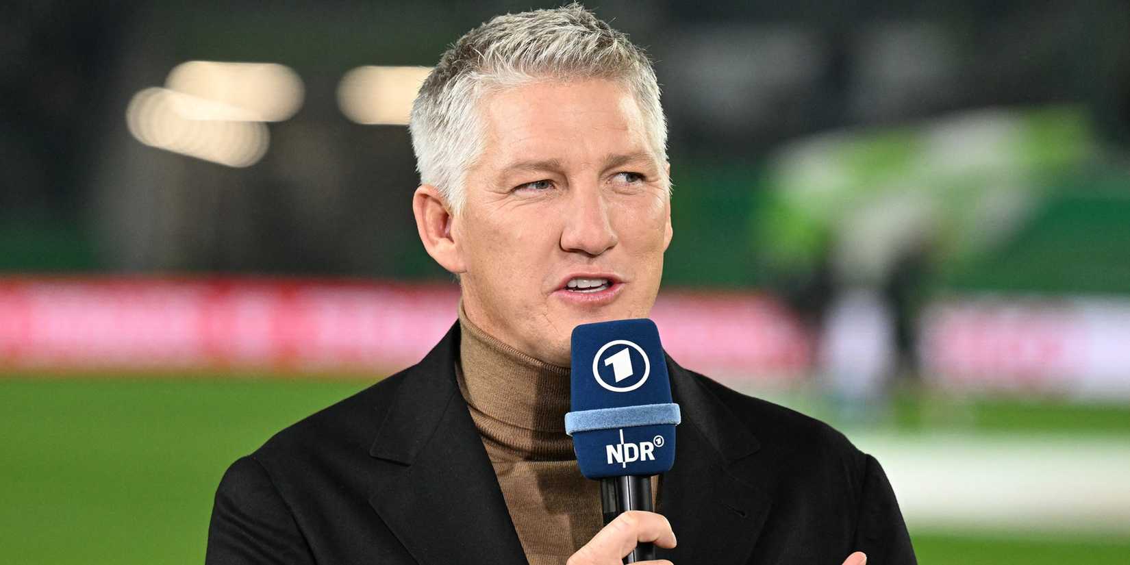 Bastian Schweinsteiger working as a TV pundit