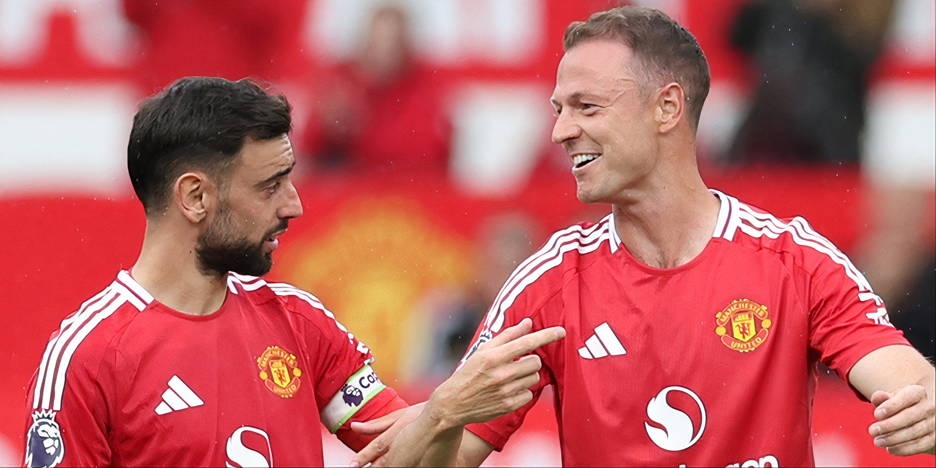 Jonny Evans on his final appearance for Manchester United