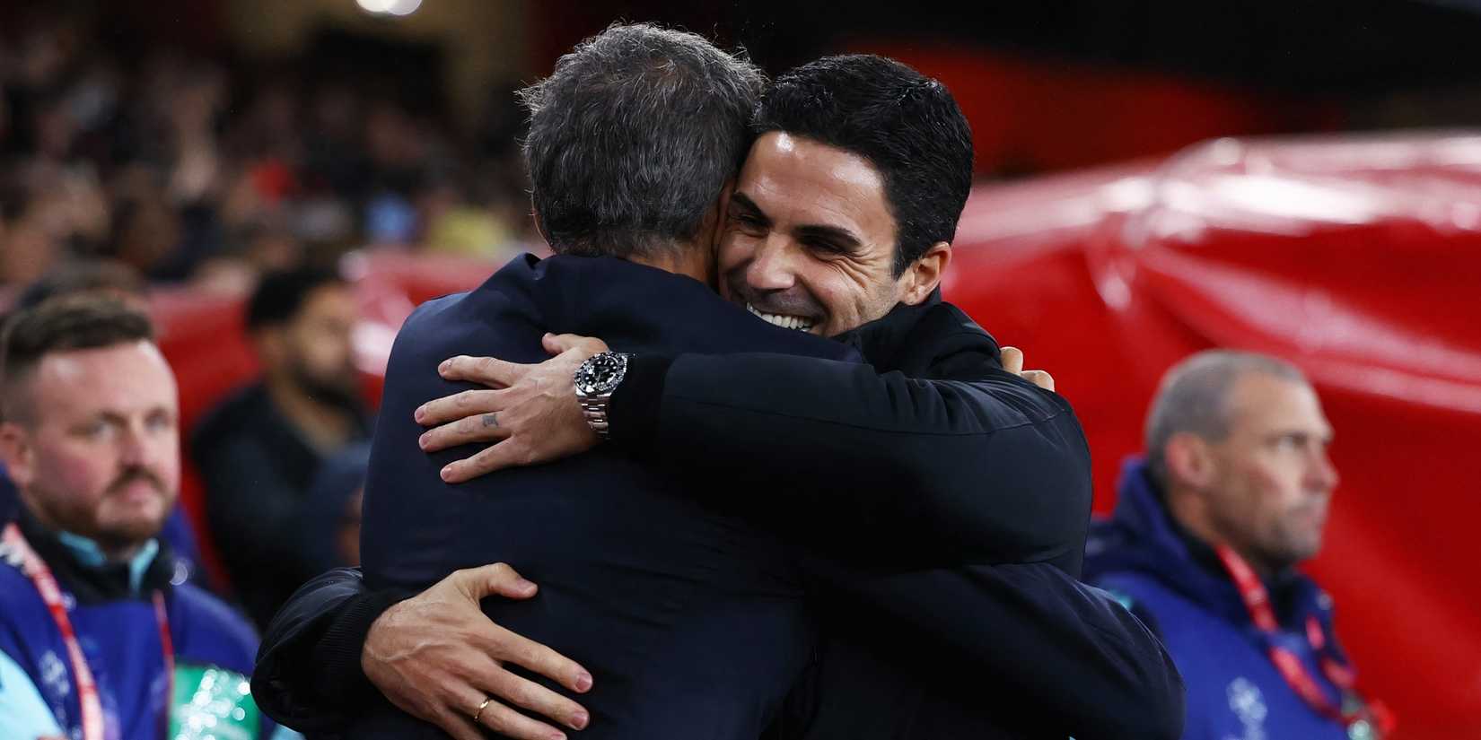 mikel arteta luis enrique