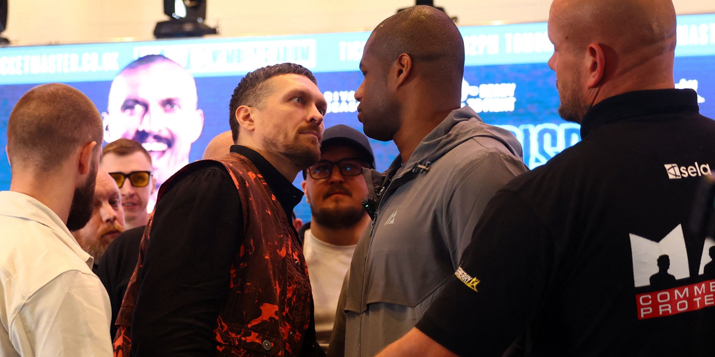 Oleksandr Usyk and Daniel Dubois