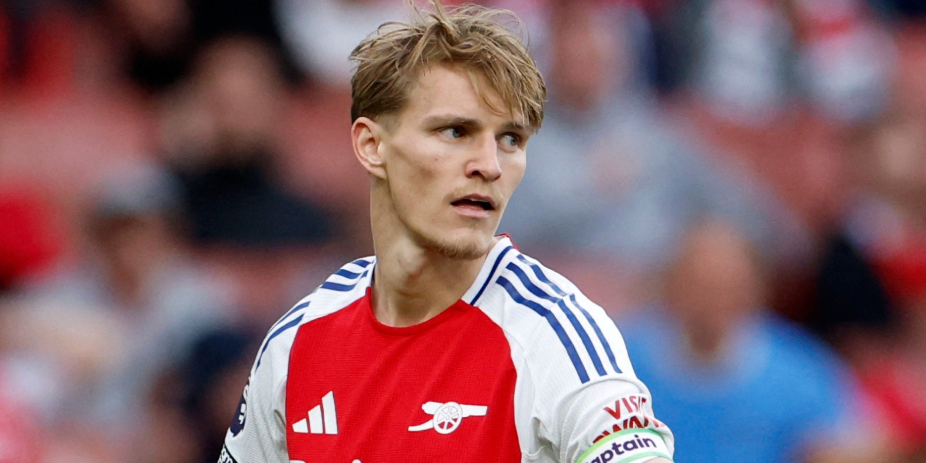 Arsenal's Martin Odegaard vs Bournemouth