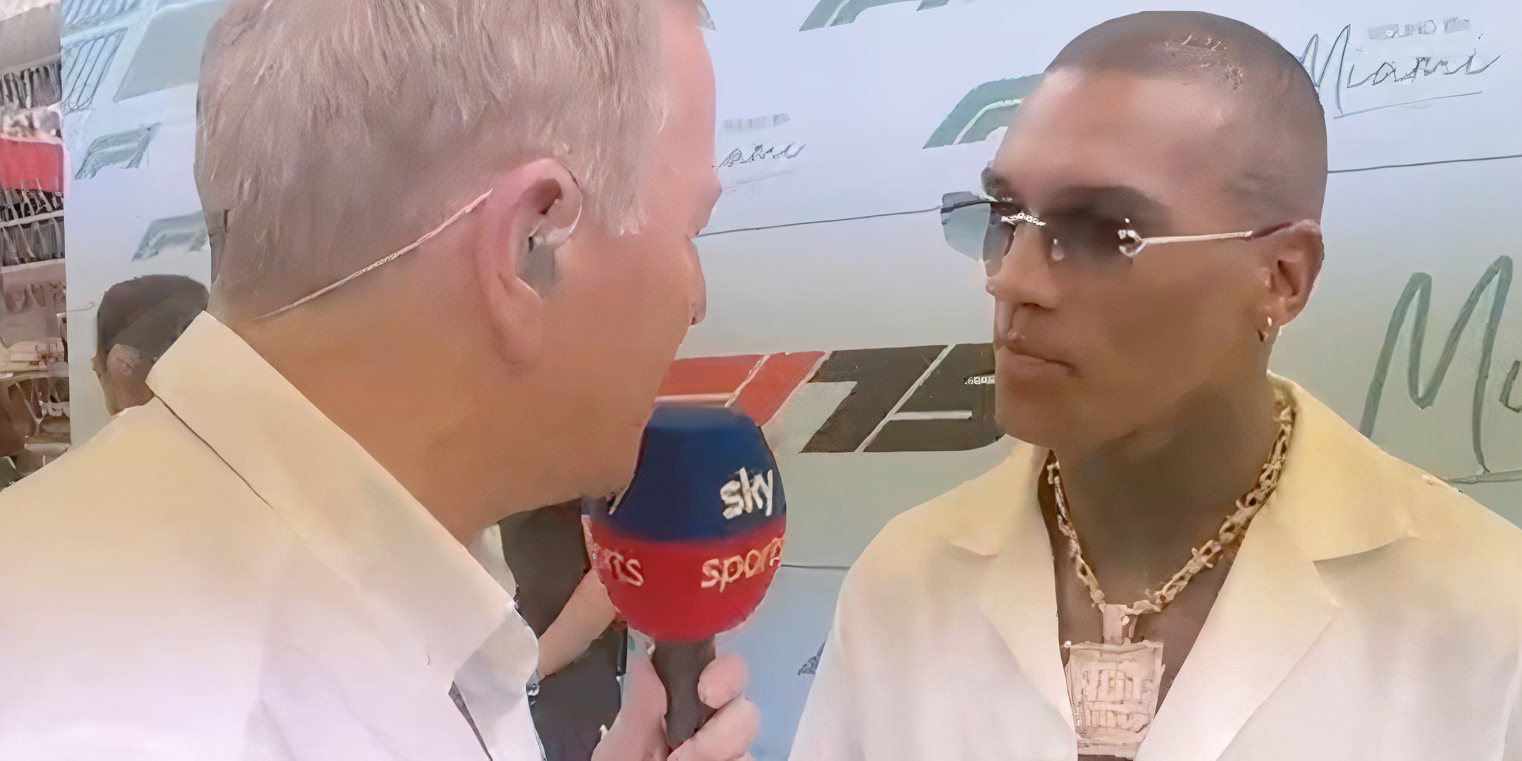 Martin Brundle and Conor Benn