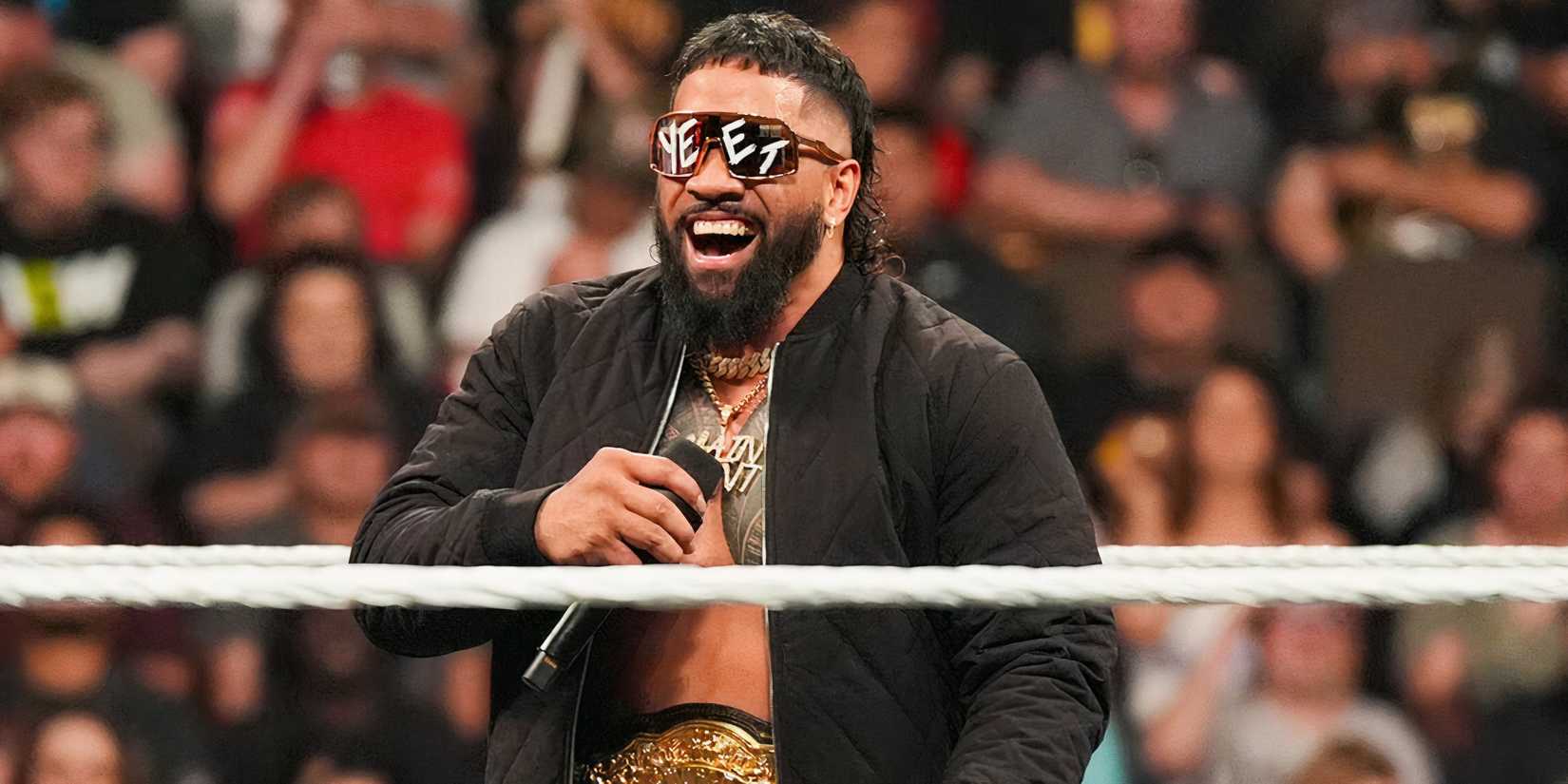 Jey Uso with World Heavyweight Championship