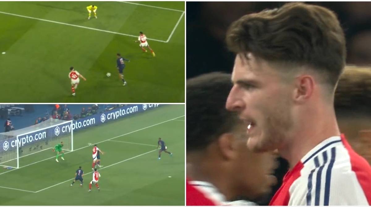 What French Media Are Saying About Declan Rice After PSG 2-1 Arsenal