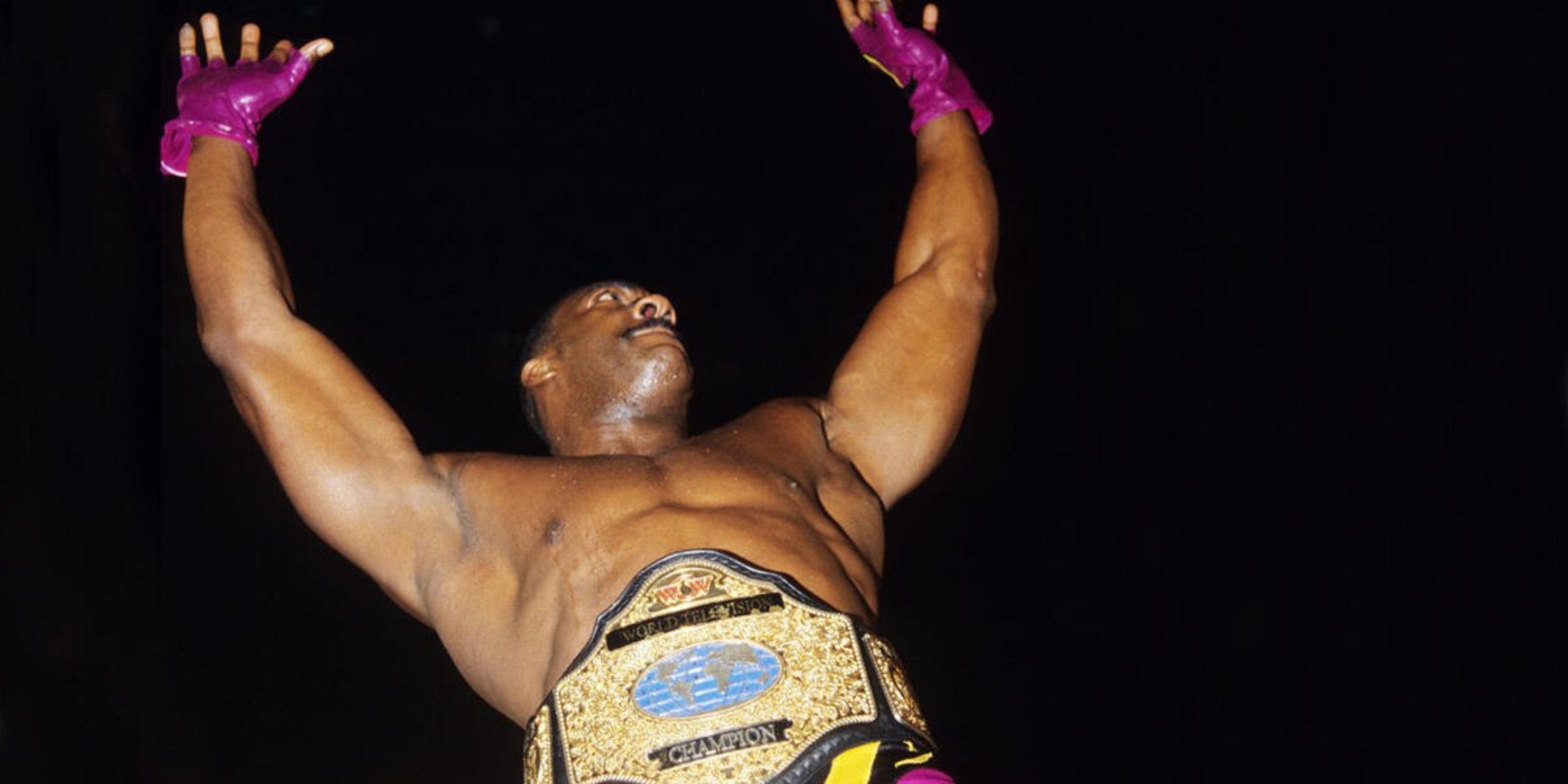 Booker T with the WCW World Championship