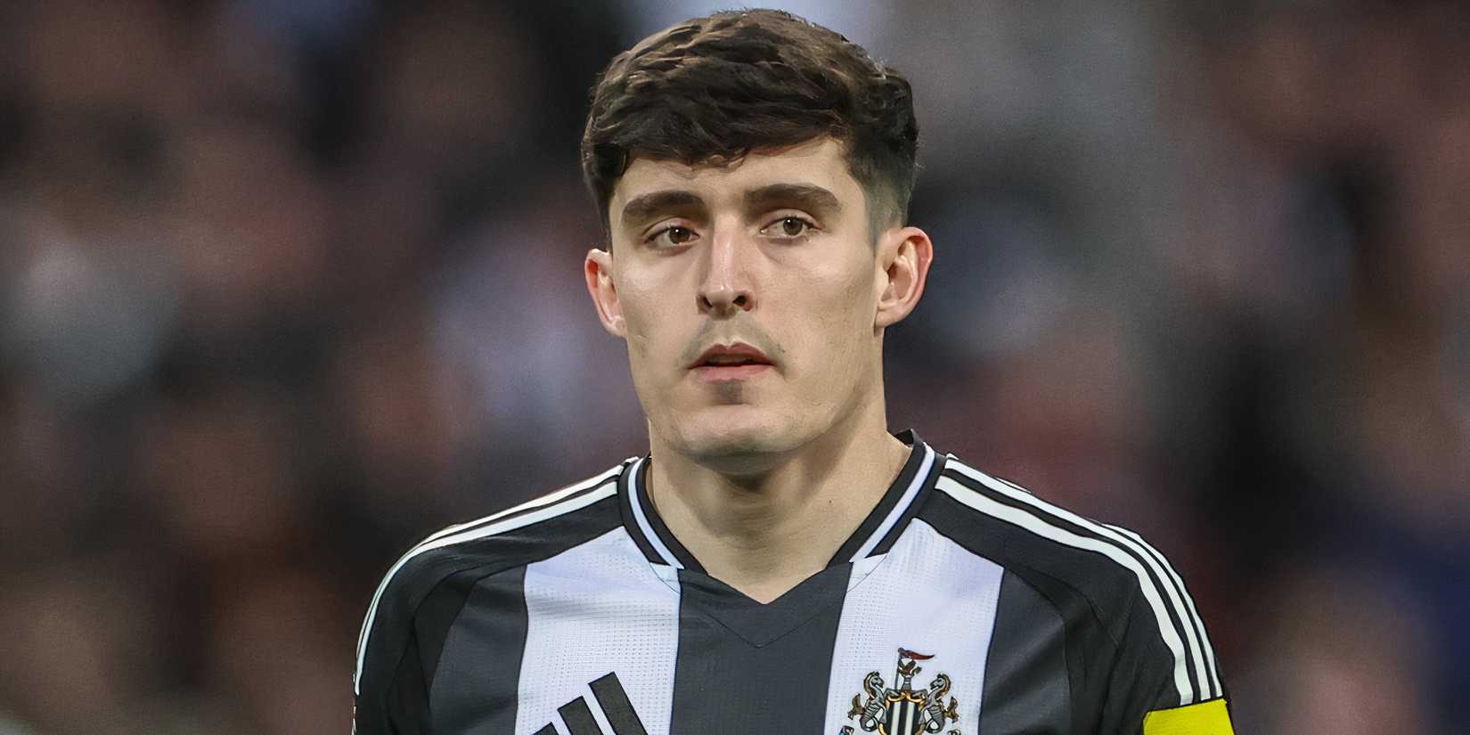 Tino Livramento in action for Newcastle United