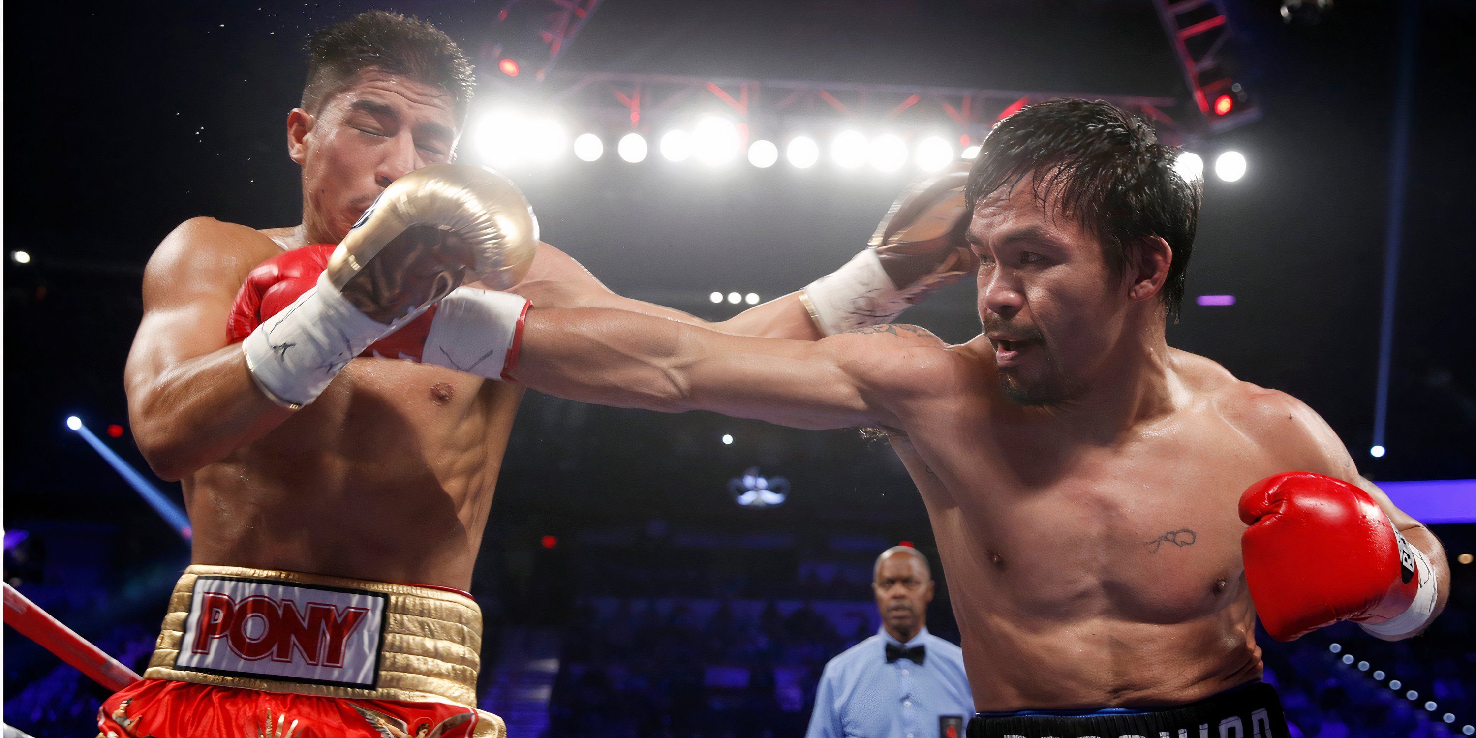 Manny Pacquiao in action