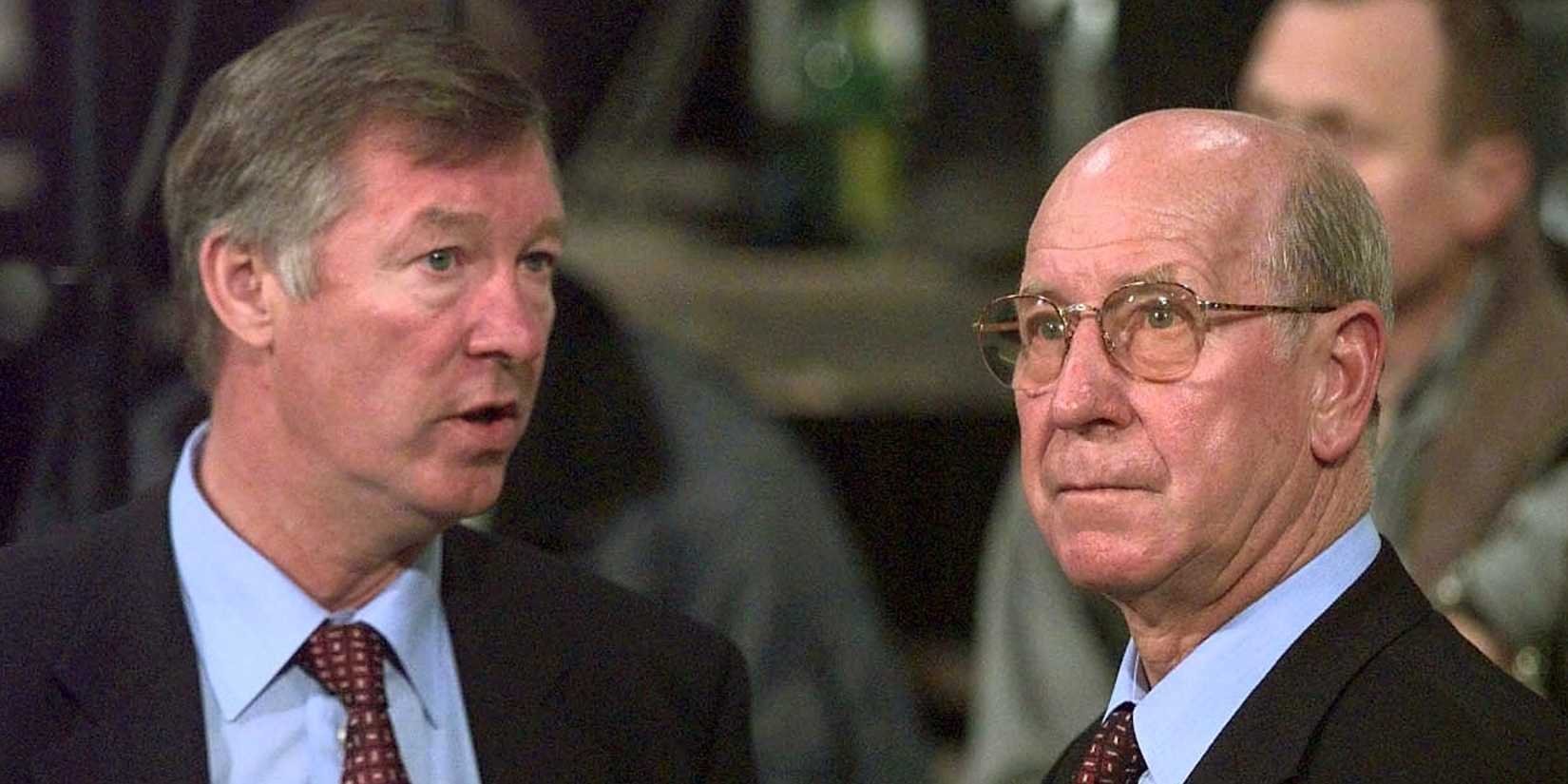 Manchester United Manager Alex Ferguson & Ex-Player/Director Bobby Charlton