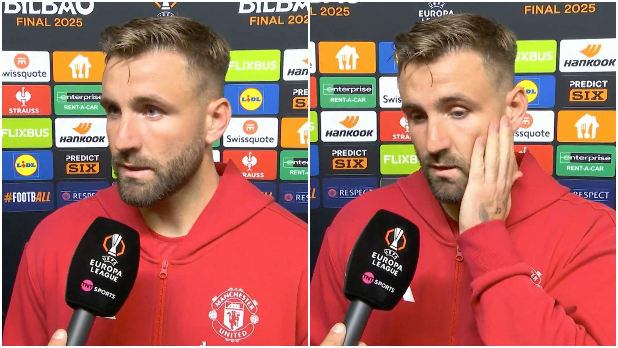 Luke Shaw's interview after Man United lost Europa League final makes for eye-opening viewing
