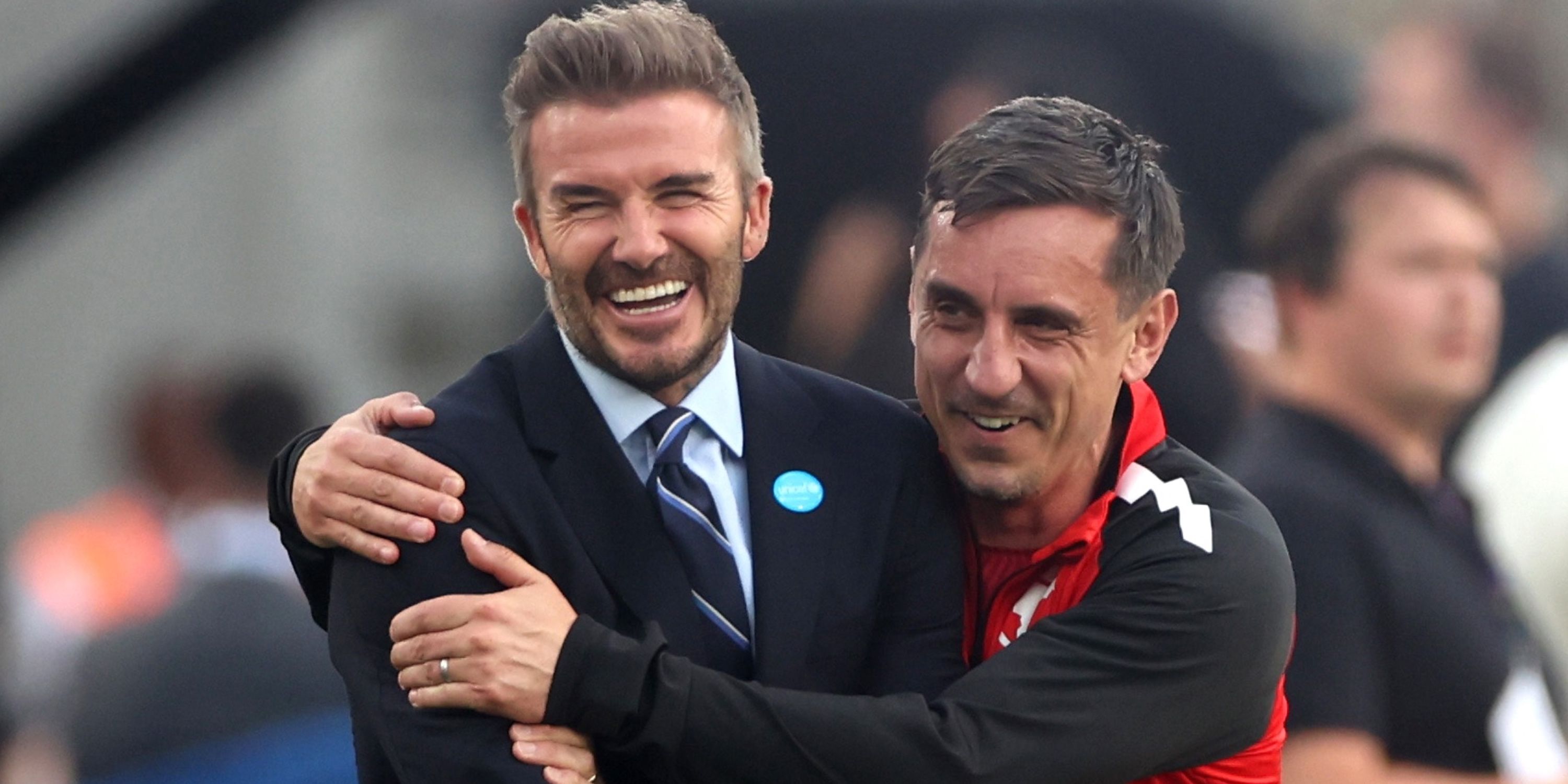 David Beckham and Gary Neville