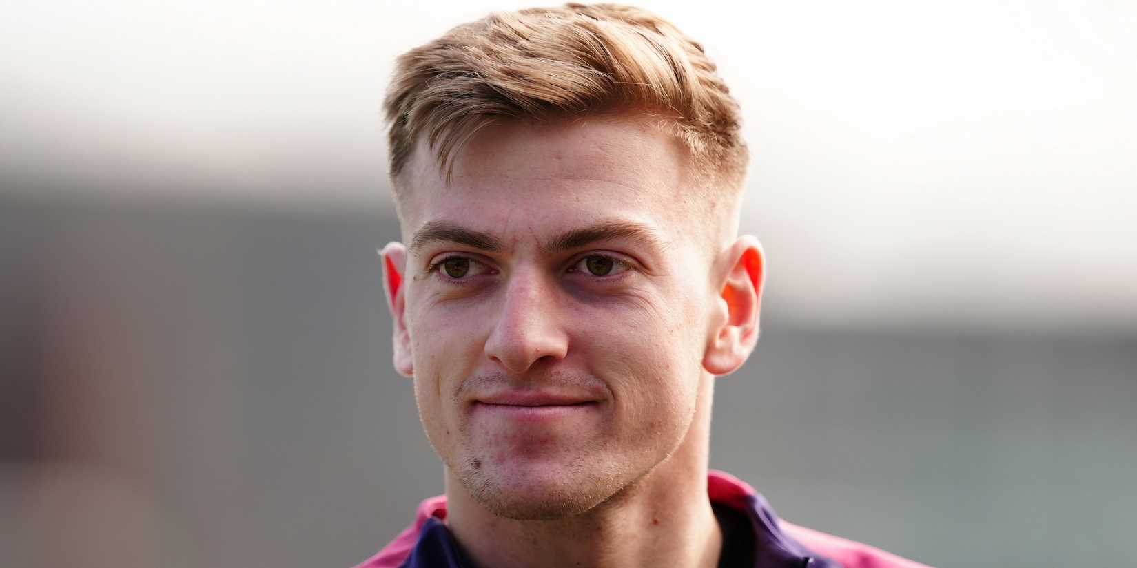 Liam Delap during a training session with the England under-21 squad