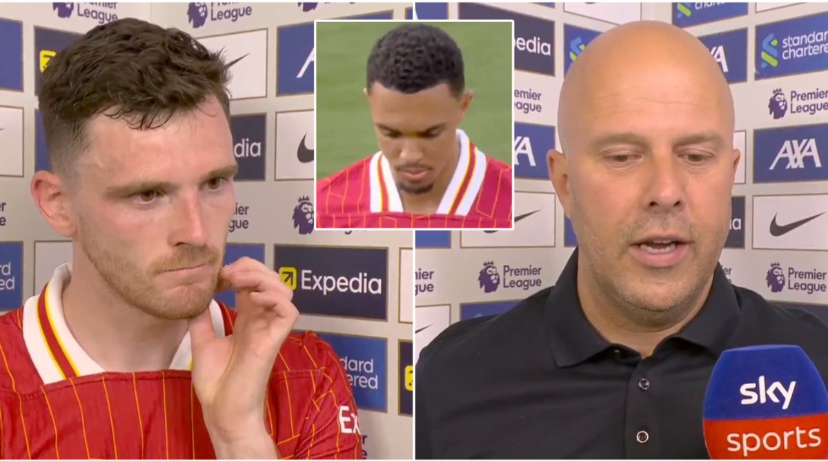 Arne Slot & Andy Robertson Comment as Liverpool Fans Boo Trent ...