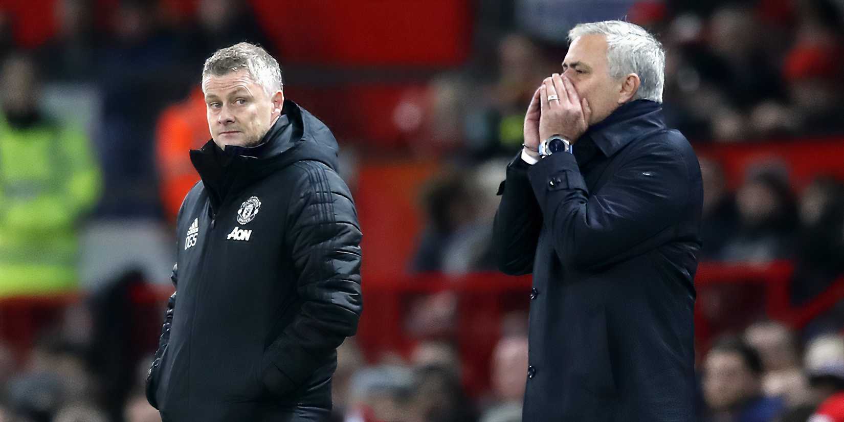 Solskjaer and Mourinho