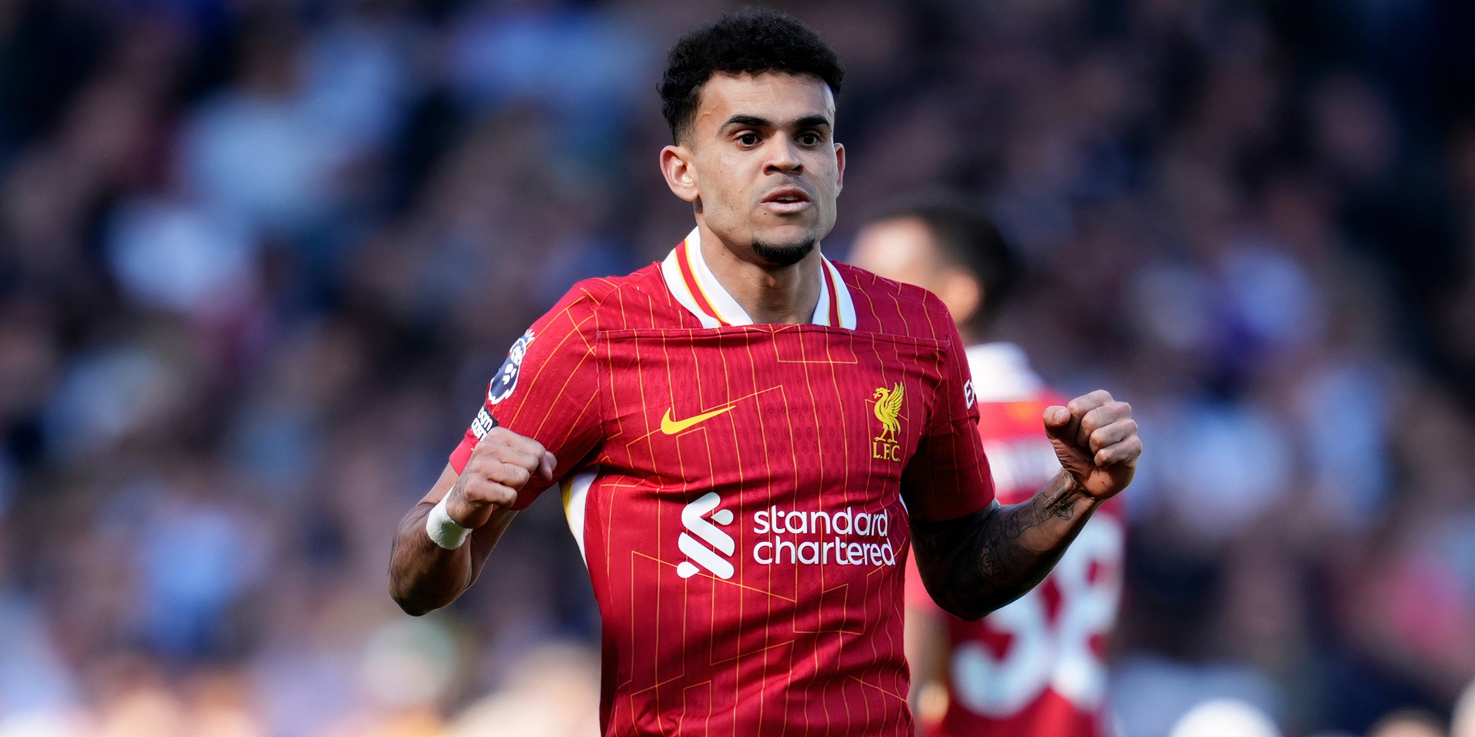 Luis Diaz in action for Liverpool