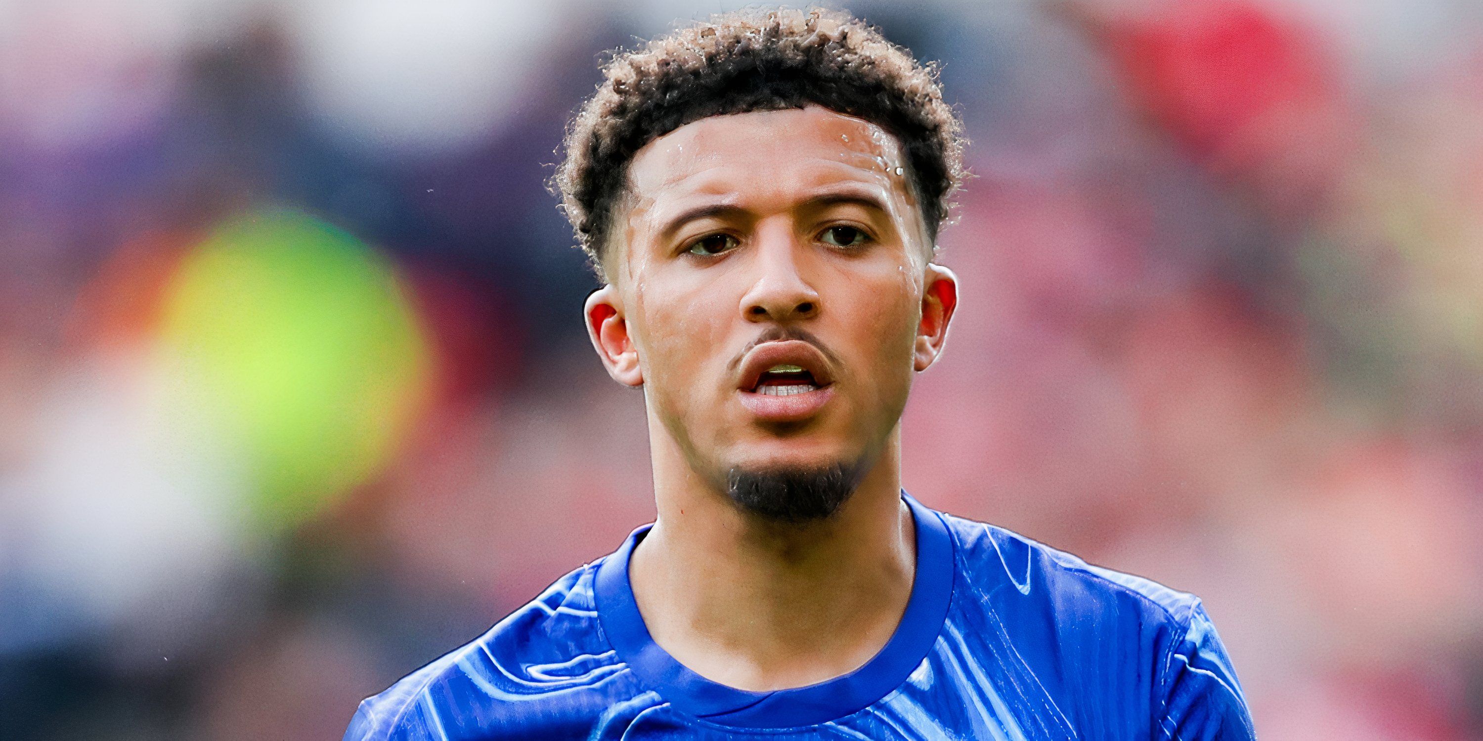 Jadon Sancho in action for Chelsea