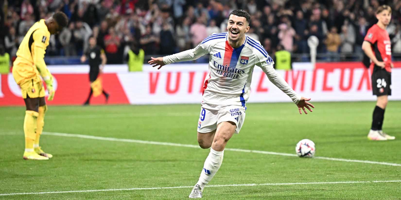 Georges MIKAUTADZE (ol) during the Ligue 1 MCDonald's match between Lyon and Rennes