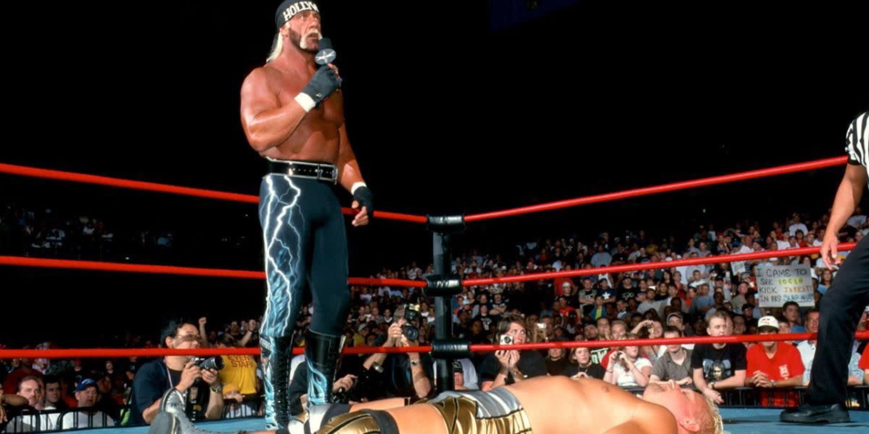 Hulk Hogan and Jeff Jarrett at Bash at the Beach