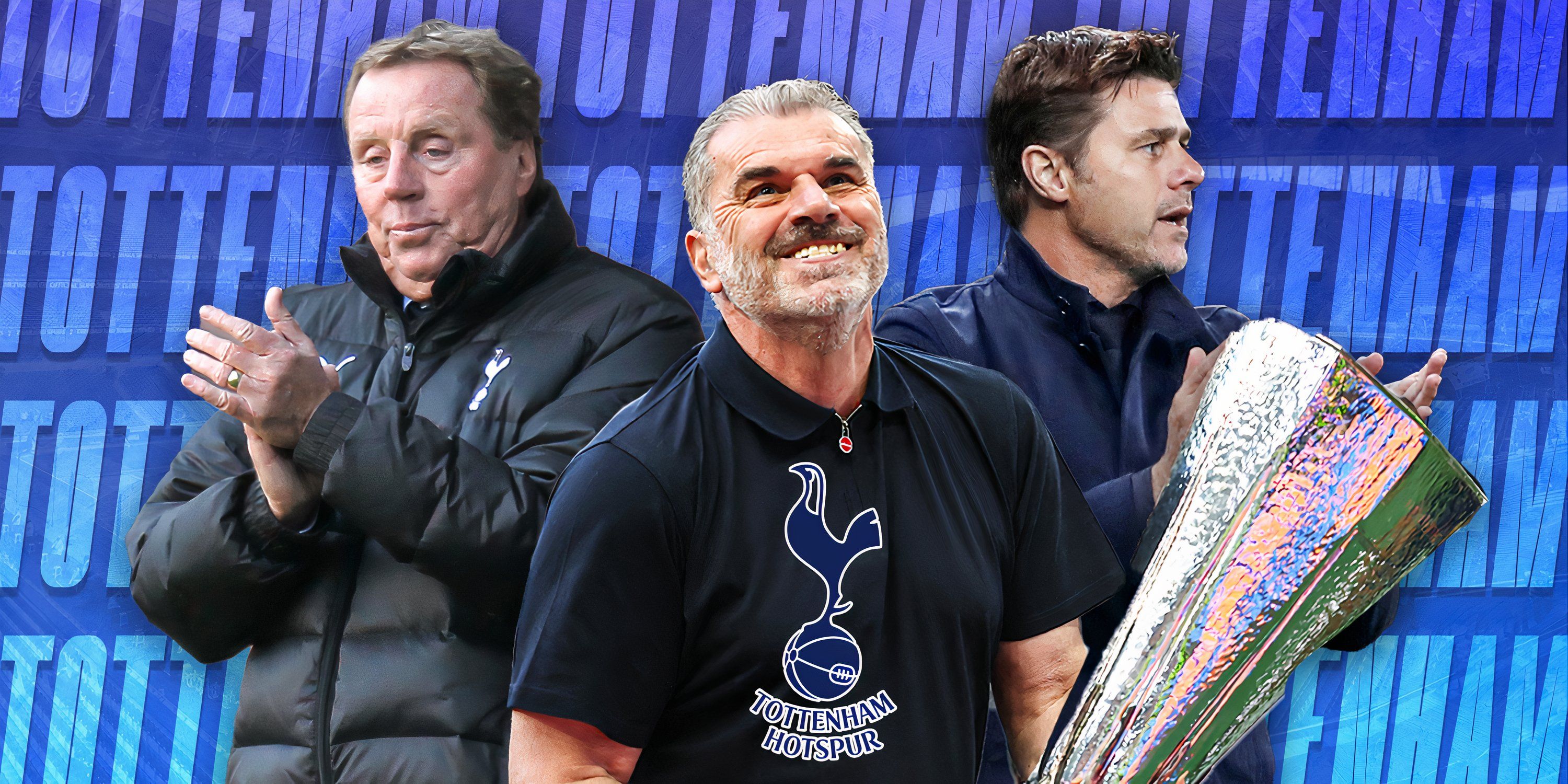 Ranking the best Tottenham Hotspur managers in history featuring Harry Redknapp, Ange Postecoglou and Mauricio Pochettino