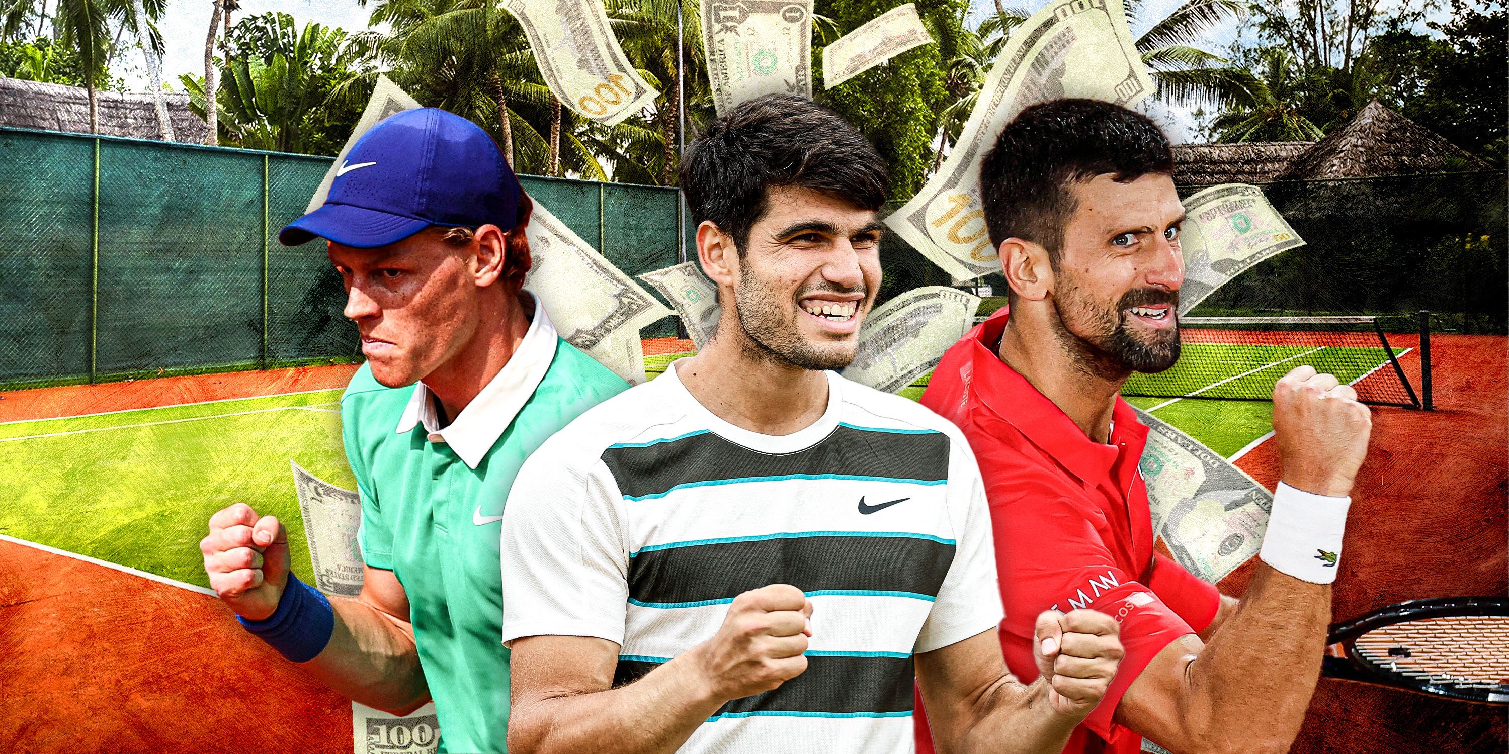 Sinner, Alcaraz, Djokovic
