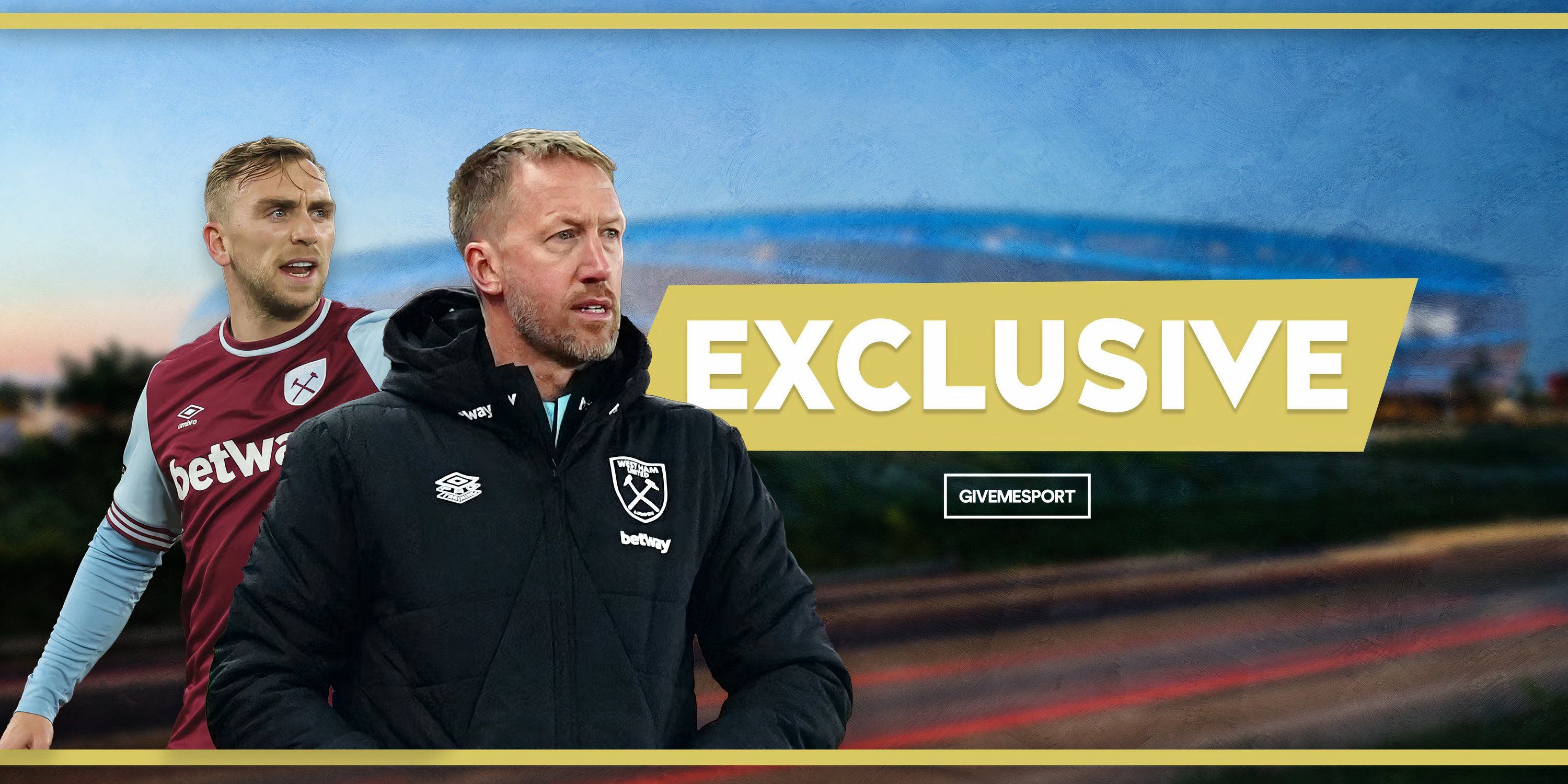 West Ham United captain Jarrod Bowen and head coach Graham Potter