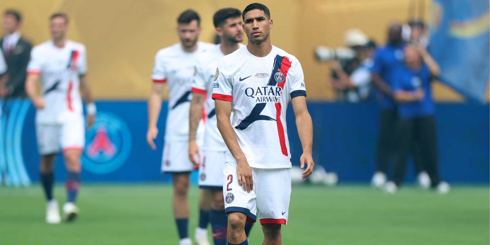Achraf Hakimi before the FIFA Club World Cup final