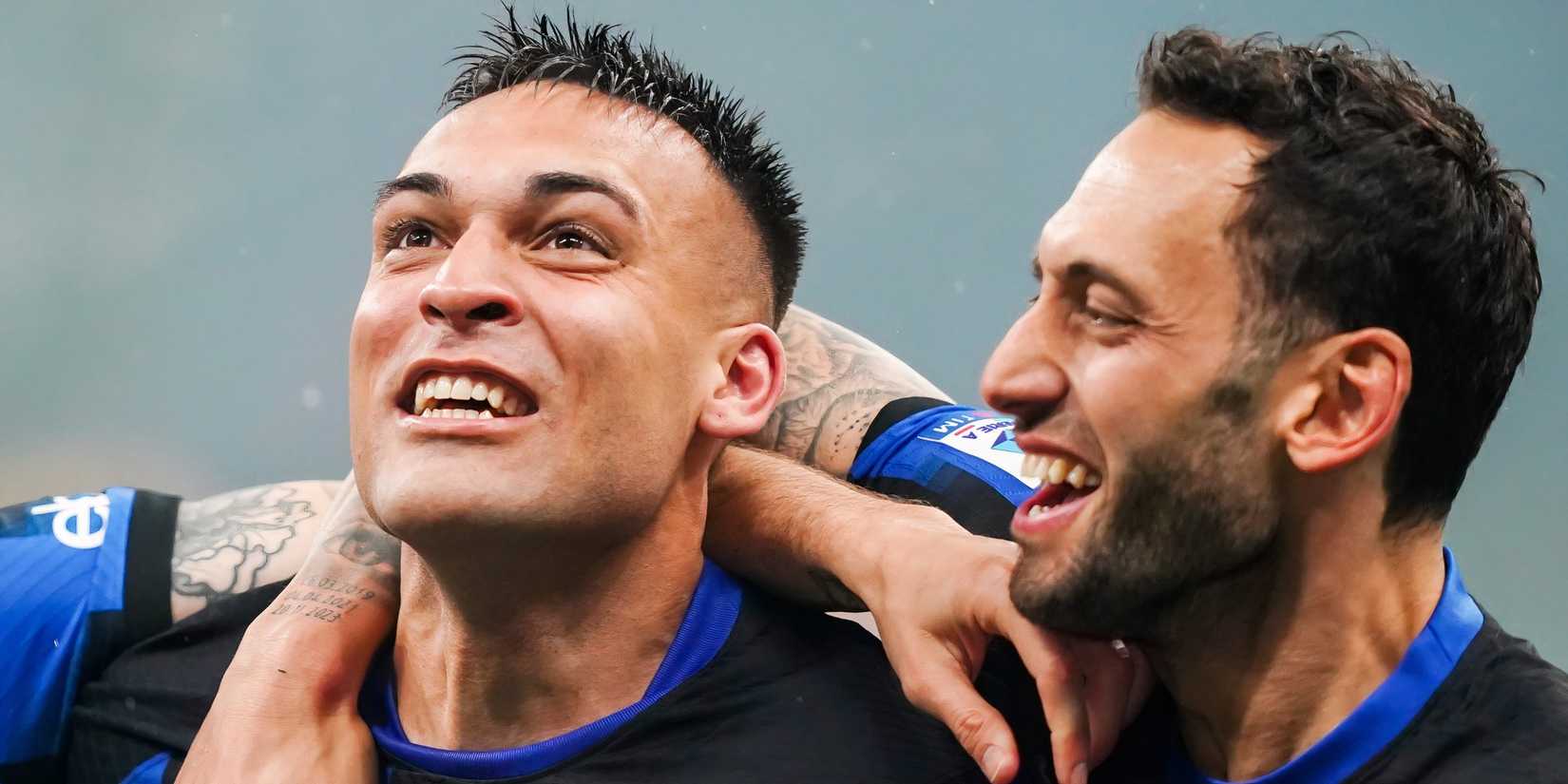 lautaro martinez inter milan calhanoglu
