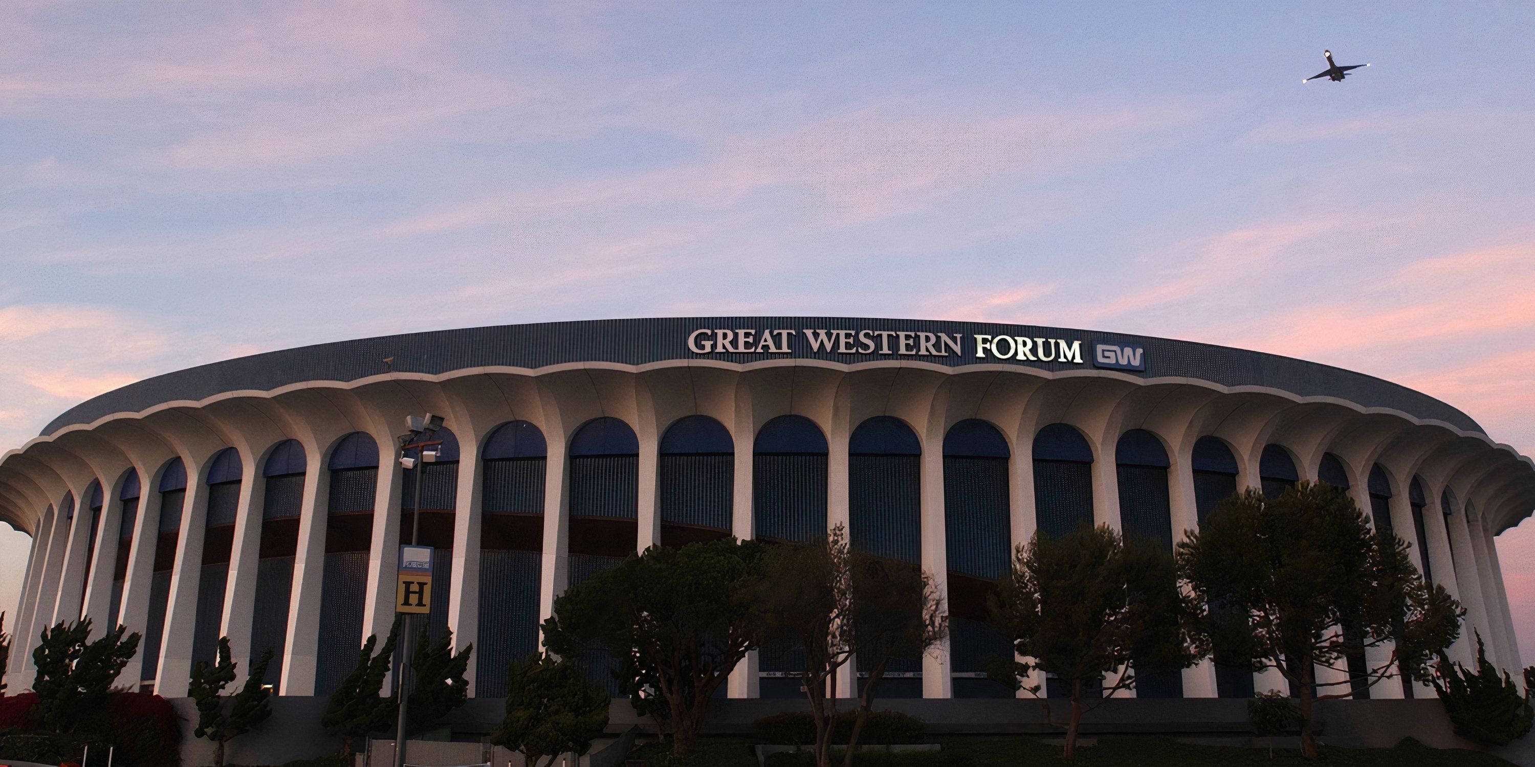 Los Angeles Lakers' Great Western Forum arena