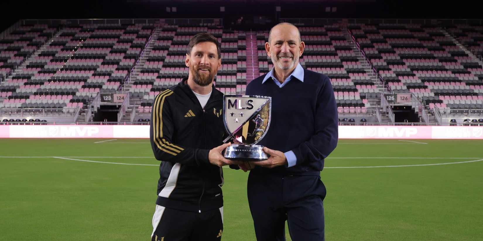 Lionel Messi Don Garber