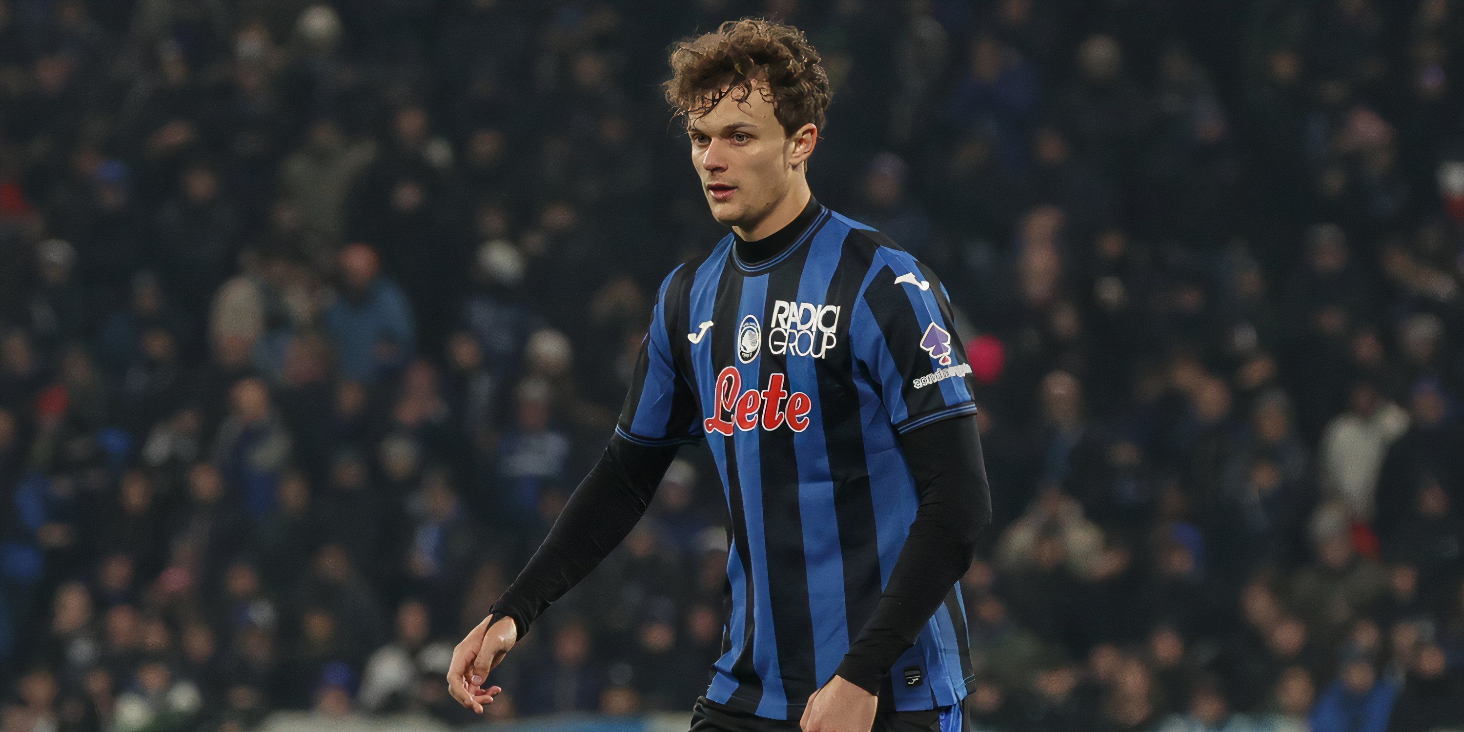 Giorgio Scalvini in action for Atalanta