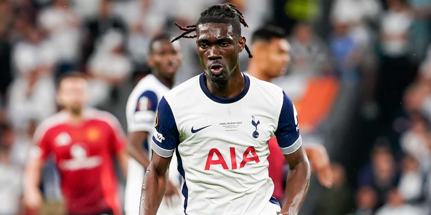 Yves Bissouma in action for Tottenham Hotspur