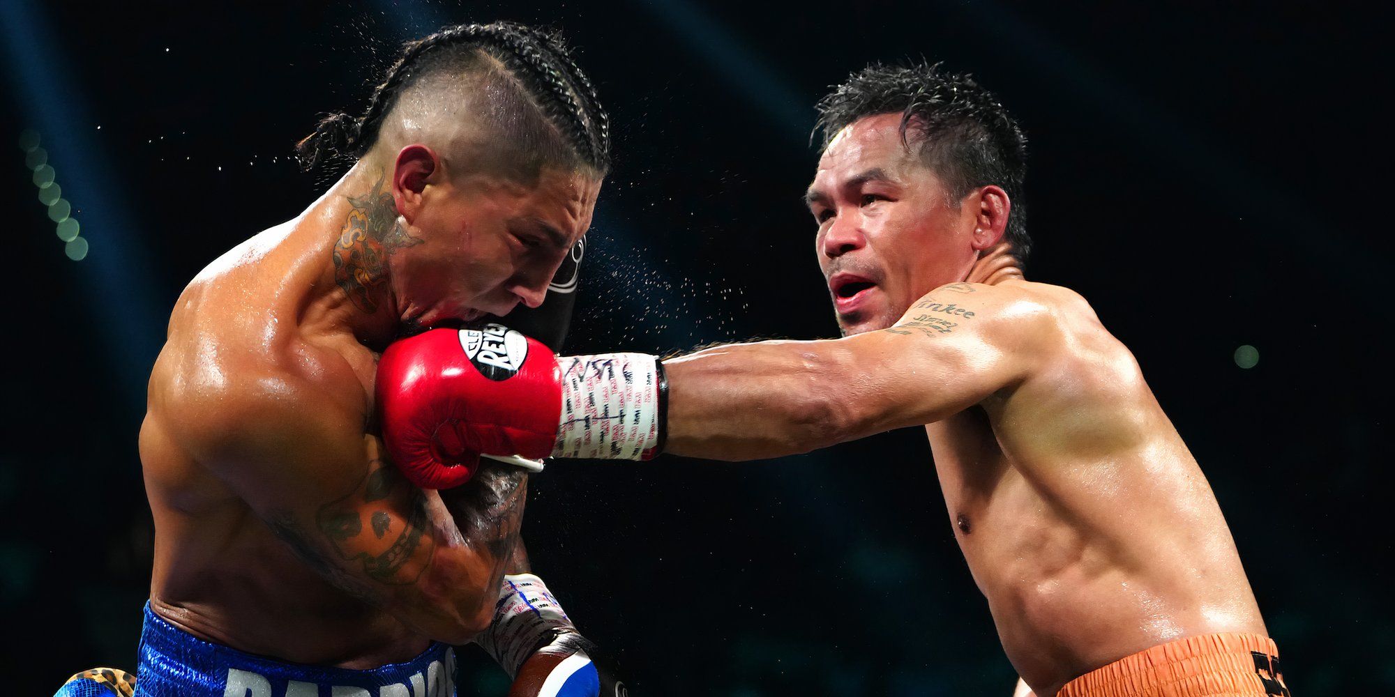 Manny Pacquiao and Mario Barrios