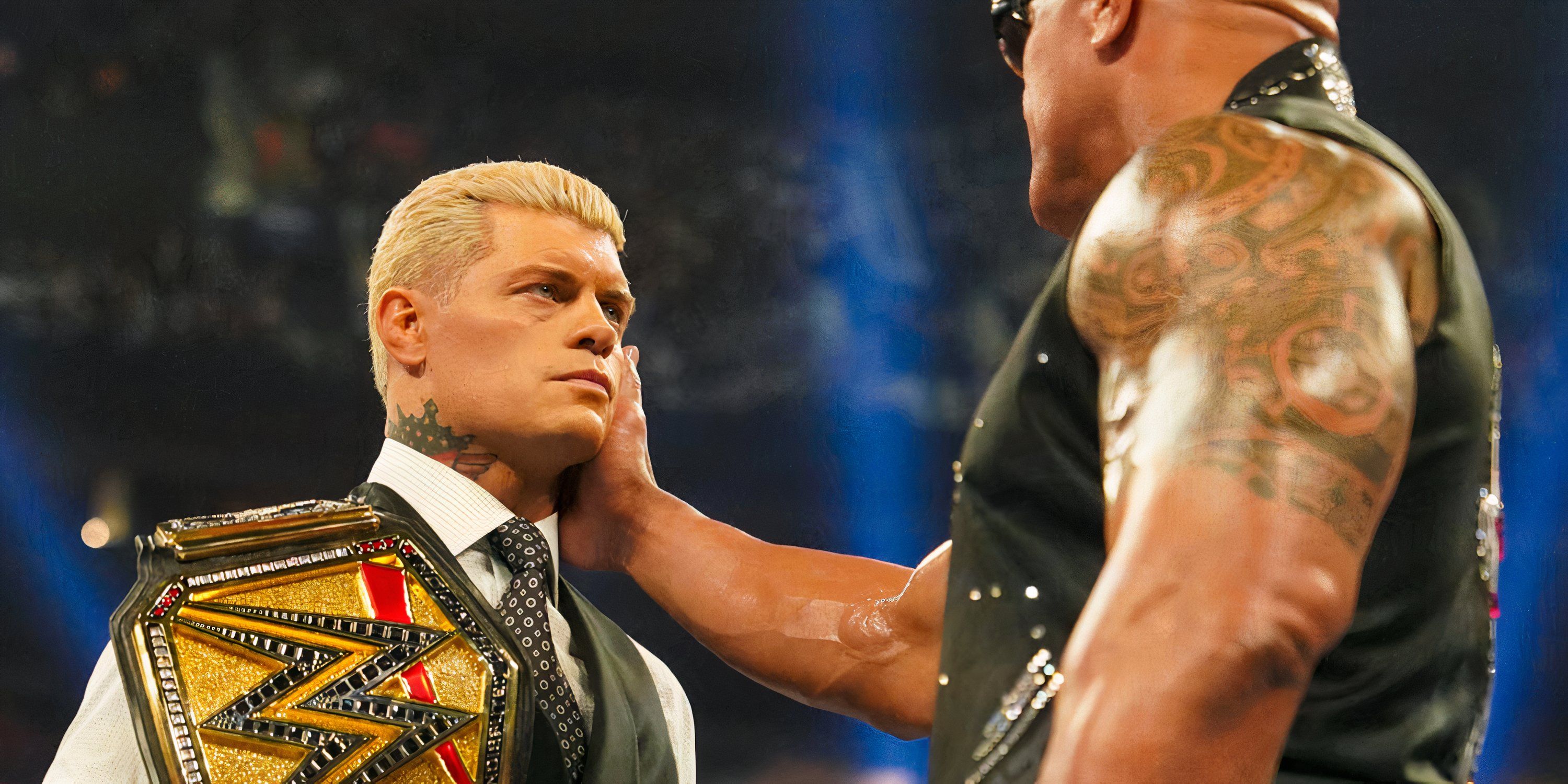 Cody Rhodes and The Rock