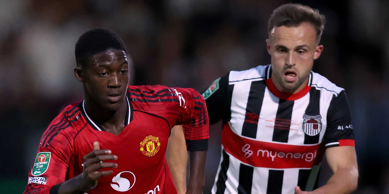man utd grimsby kobbie mainoo
